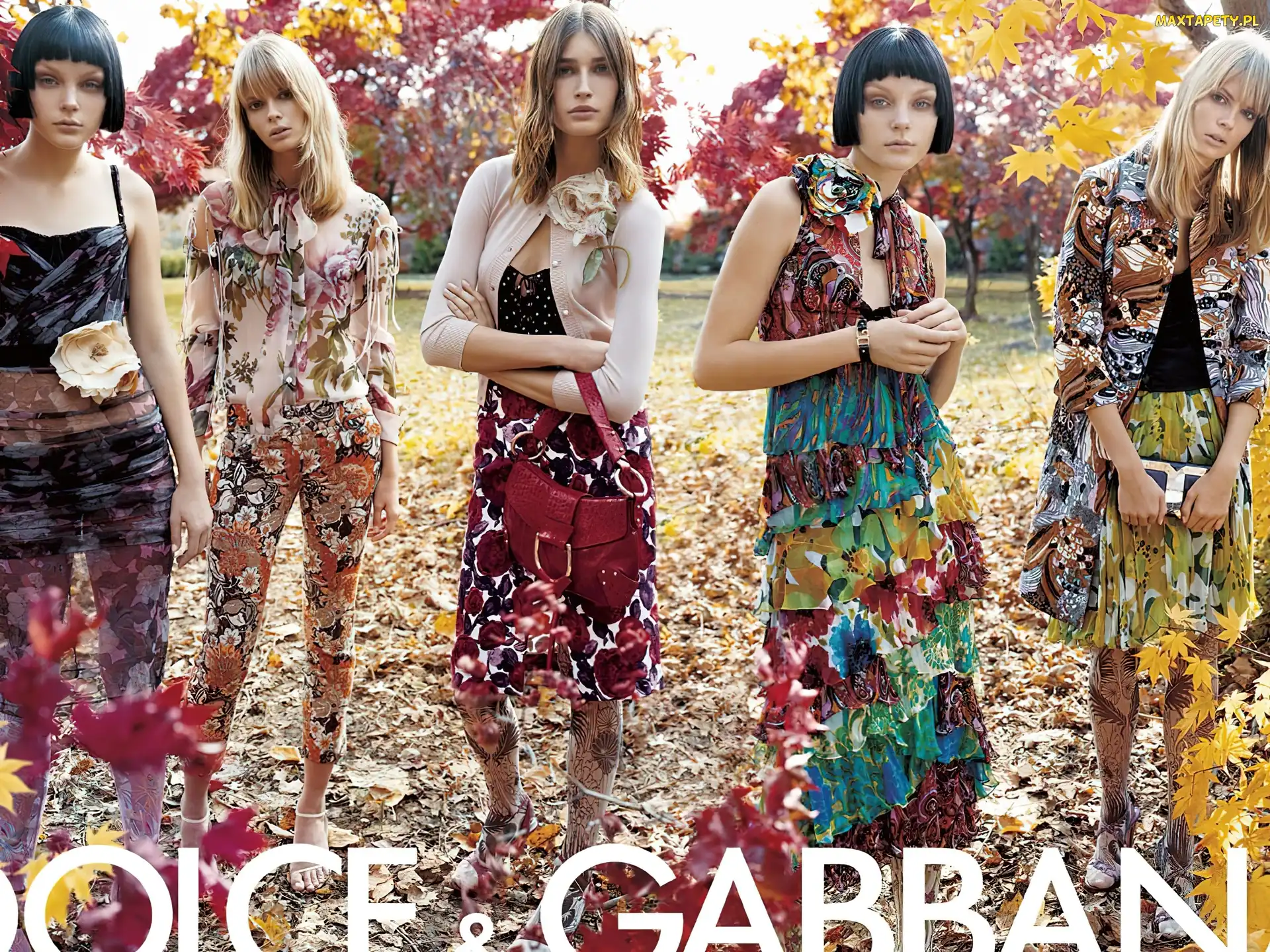 torebka, sukienki, Dolce And Gabbana, dziewczyny