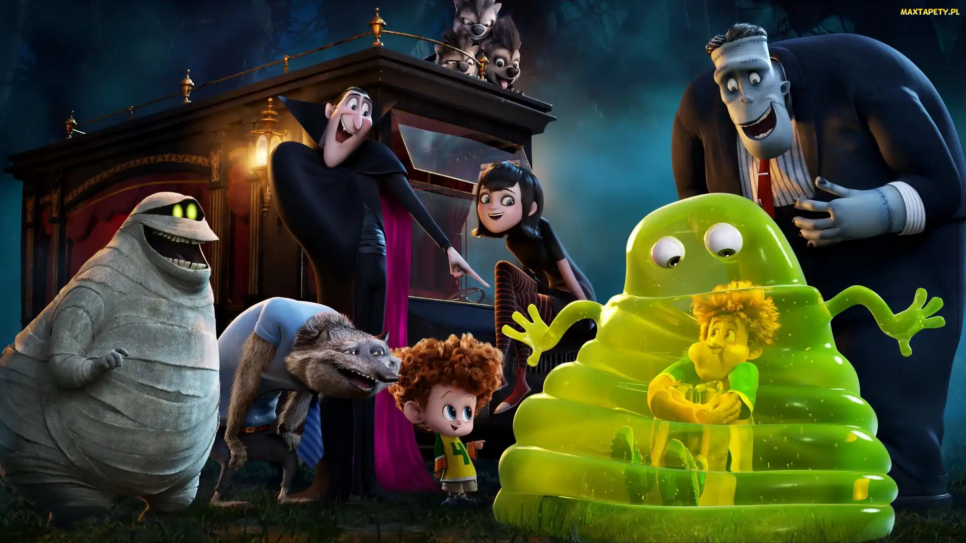 Hotel Transylvania 2, Bohaterowie, Film