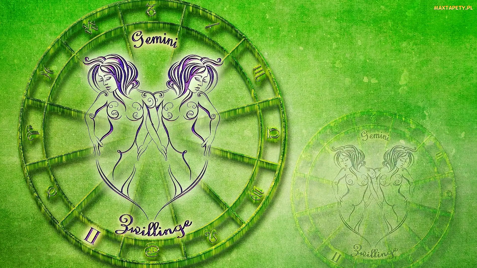Bliźnięta, Grafika, Znak zodiaku