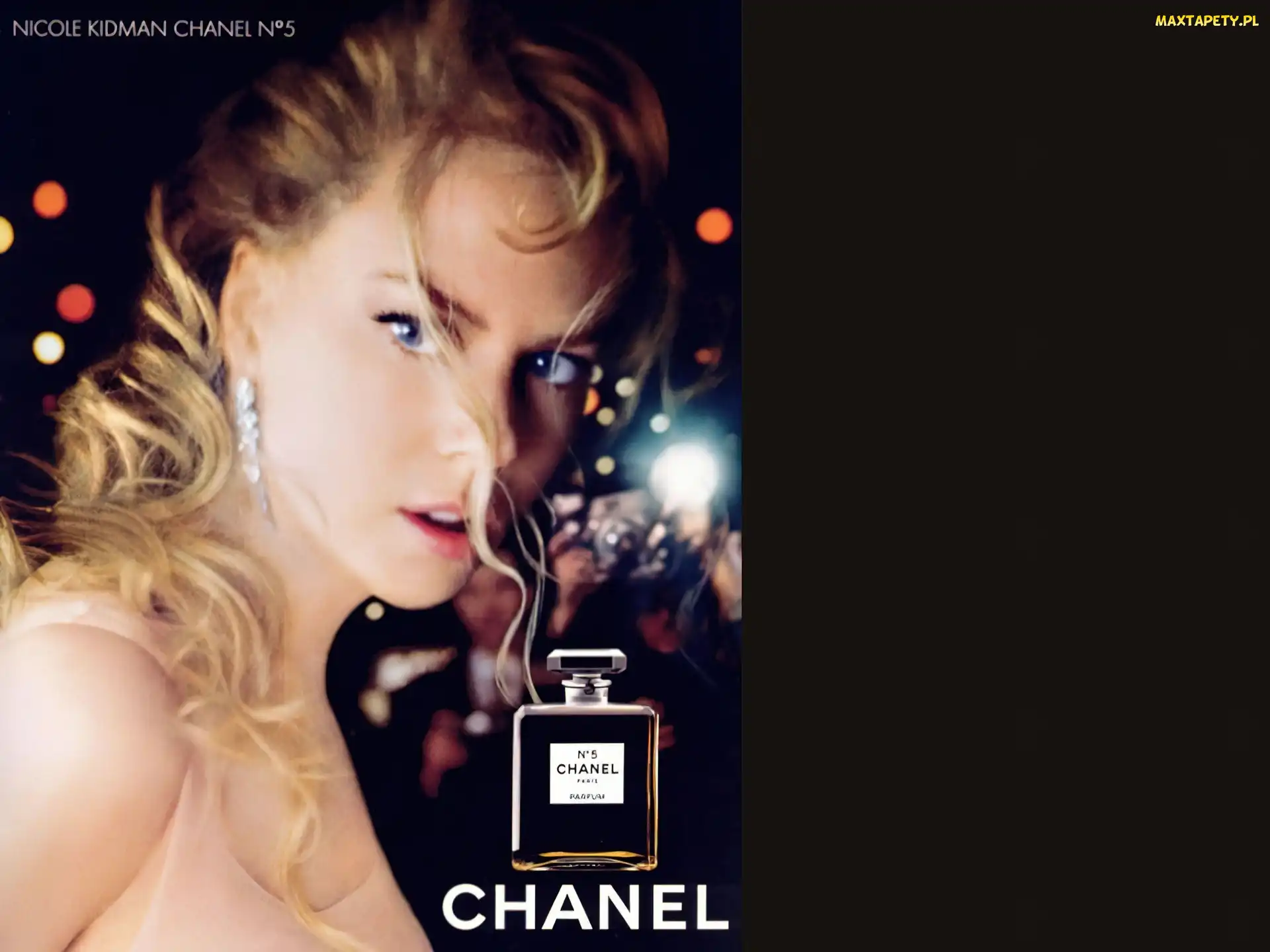 perfumy, nr, Chanel, kidman, kobieta, flakon, nicole, 5