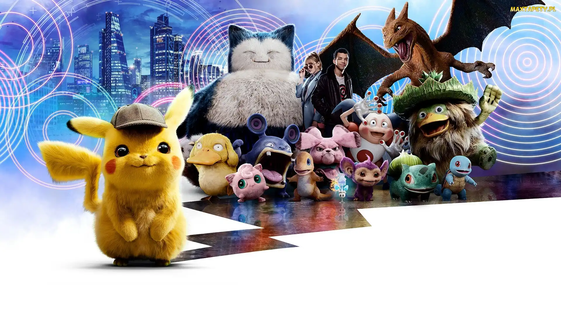 Justice Smith, Kathryn Newton, Film, Pokemon Detektyw Pikachu