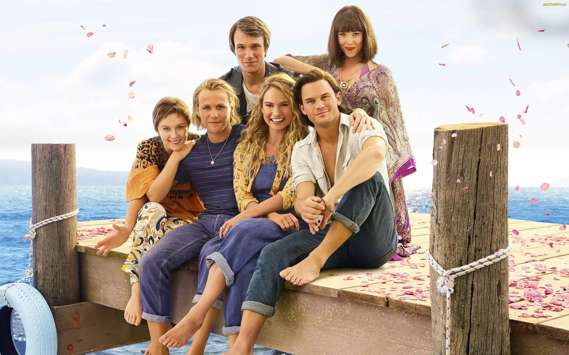 Film, Mamma Mia Here We Go Again, Jeremy Irvine, Lily James, Aktor, Aktorka