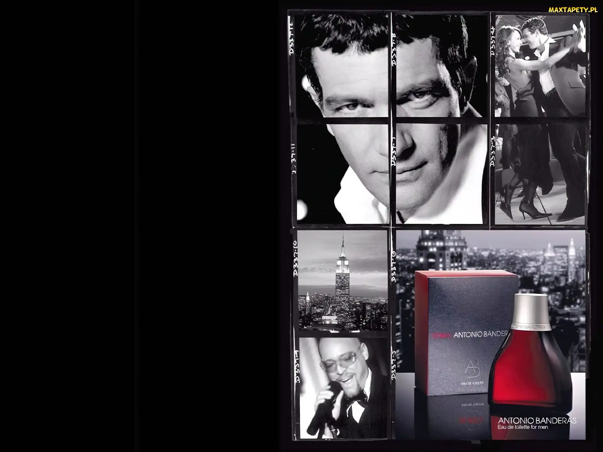 mężczyzna, flakon, perfumy, aktor, Antonio Banderas