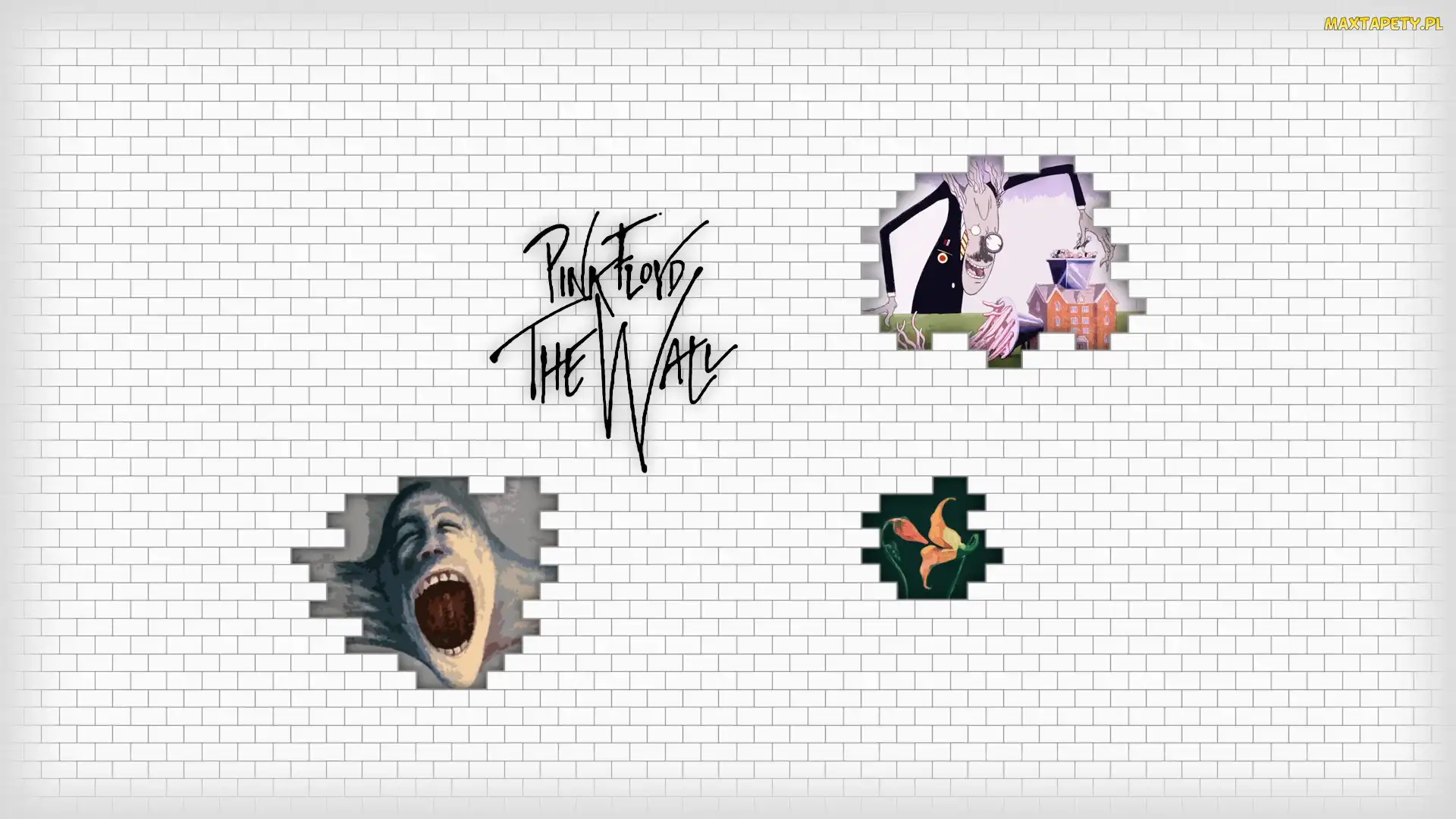 Pink Floyd, Grafika, Inspiracja, Płyta, The Wall