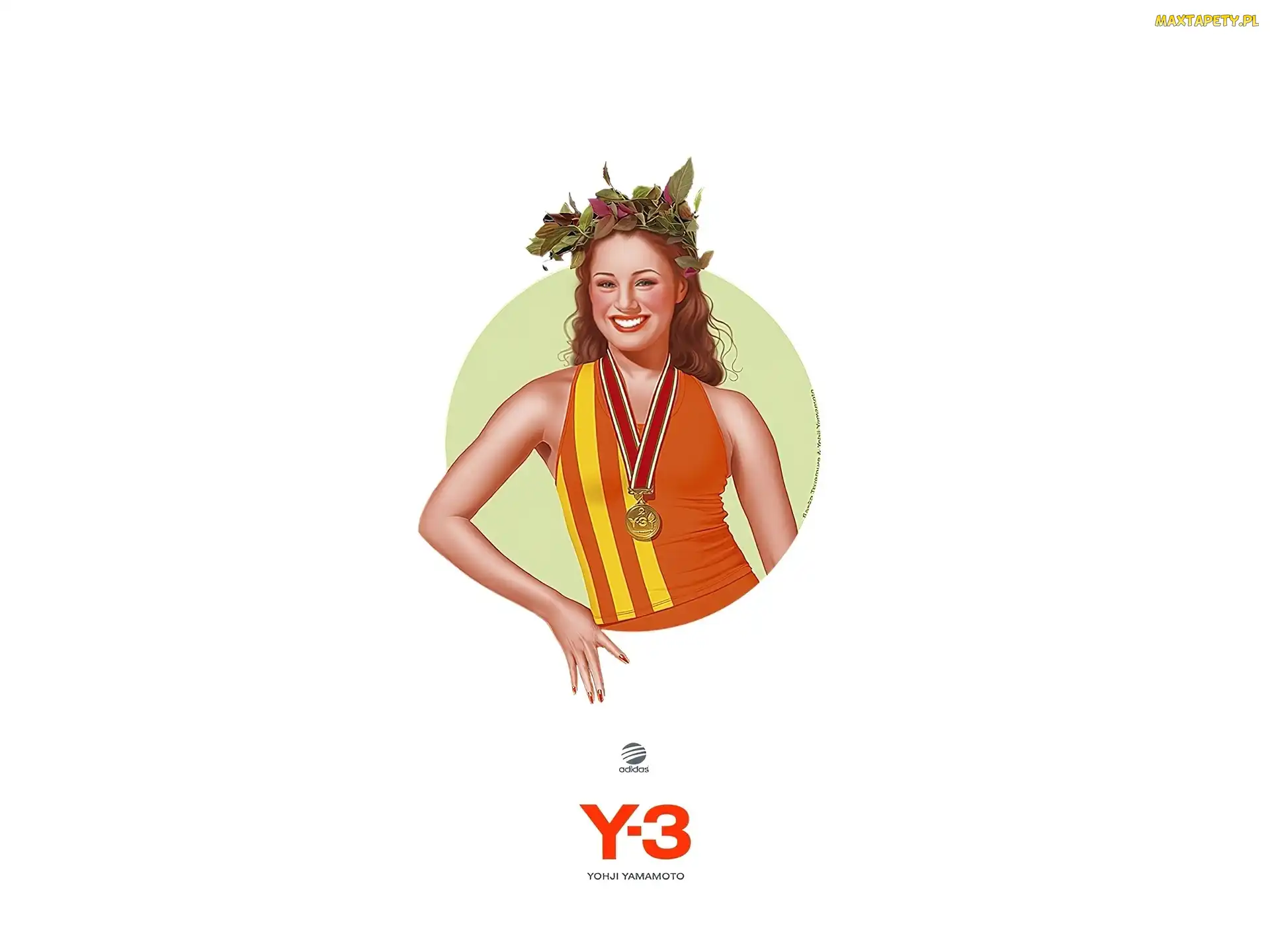 sport, medal, Adidas, kobieta
