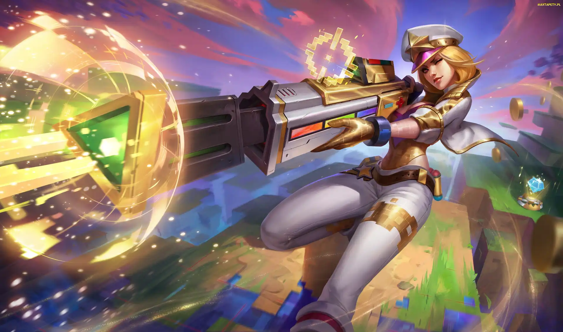 League of Legends, Szeryf Piltover, Caitlyn, Postać, Gra