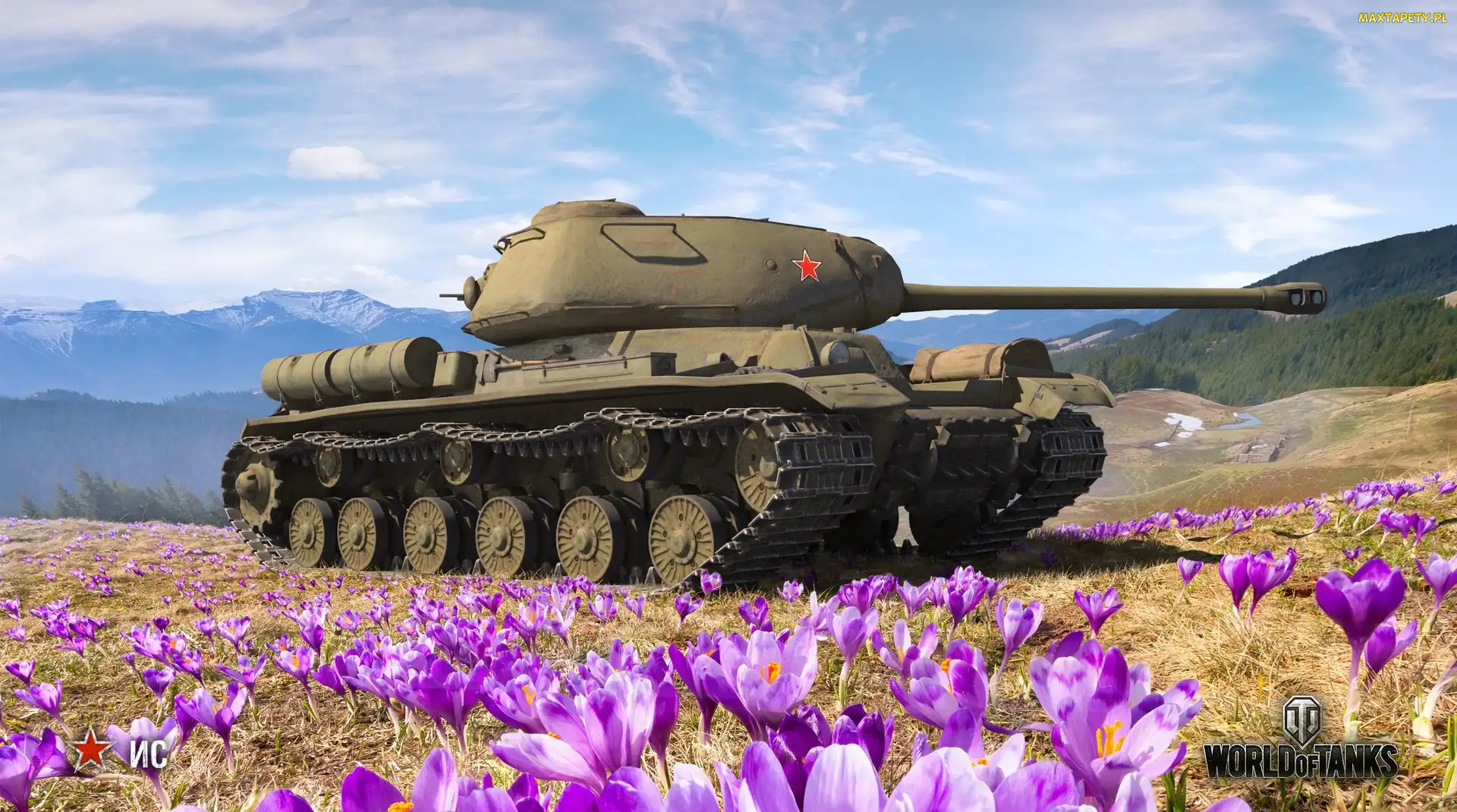 World of Tanks, Krokusy, Góry, Czołg IS, Gra