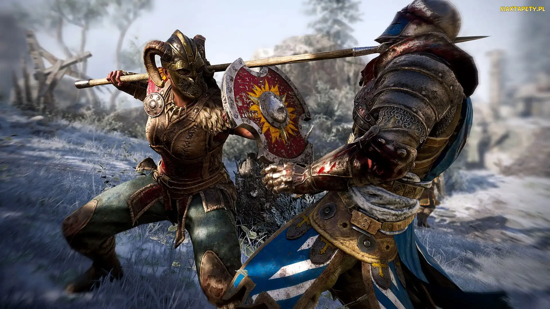 For Honor, Gra, Walka, Walkiria, Rycerz, Zbroja, Wiking