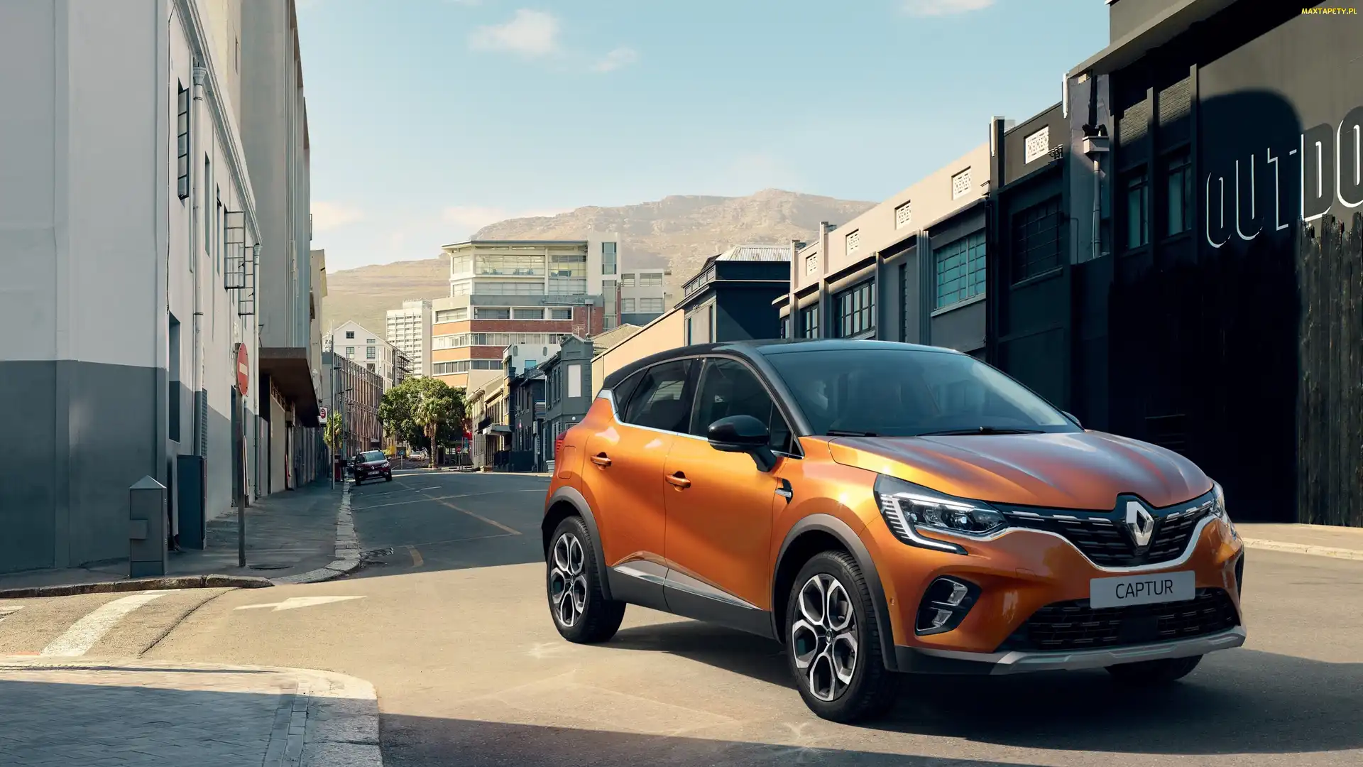 Miedziany, Dach, Czarny, Renault Captur