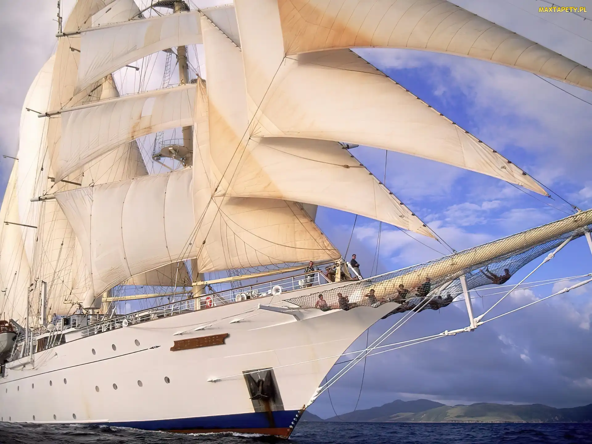 3345, Żagli, Star Clipper, Powierzchnia