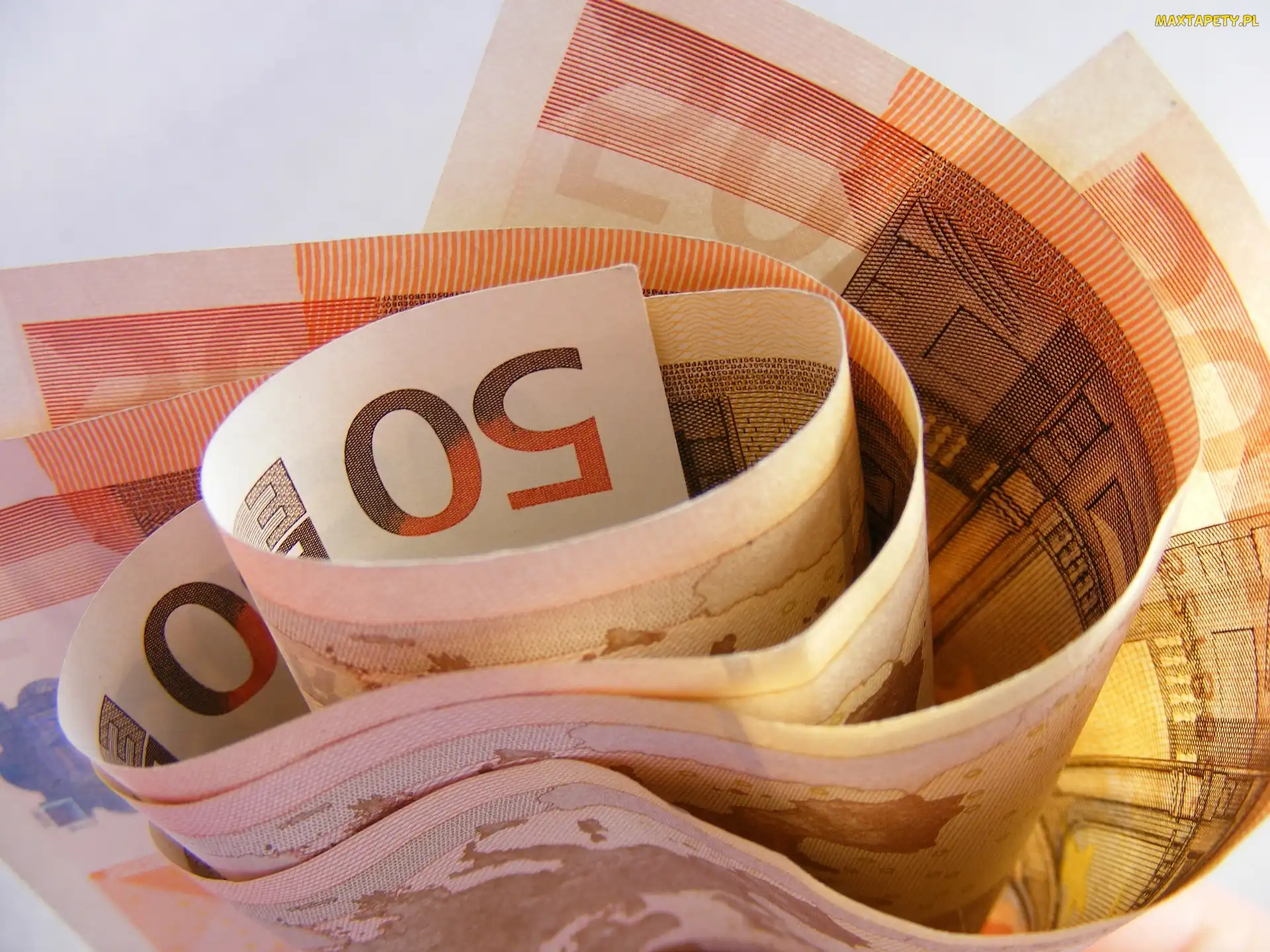 Banknoty, Euro, Pieniądze