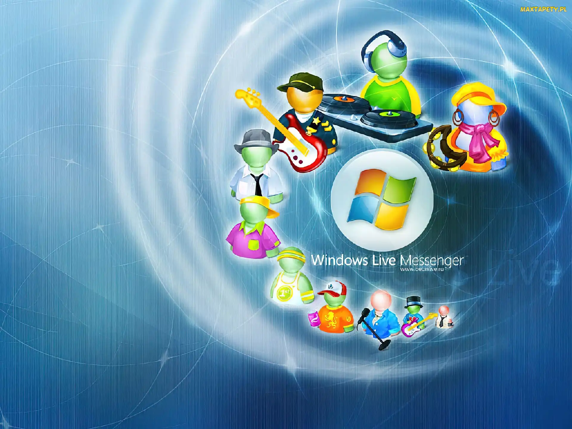 Programy MSN, instrumenty, postacie, grafika
