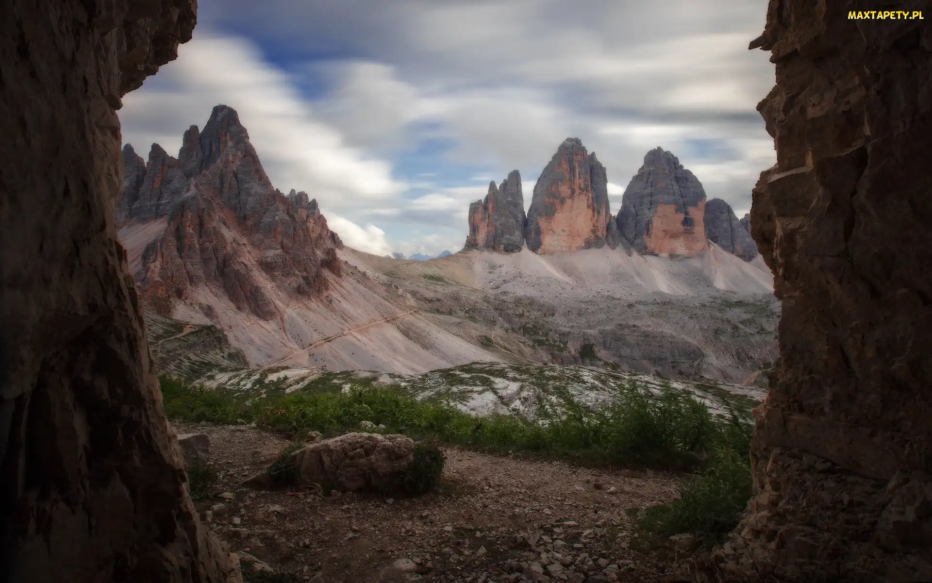 Masyw, Włochy, Dolomity, Tre Cime di Lavaredo, Góry