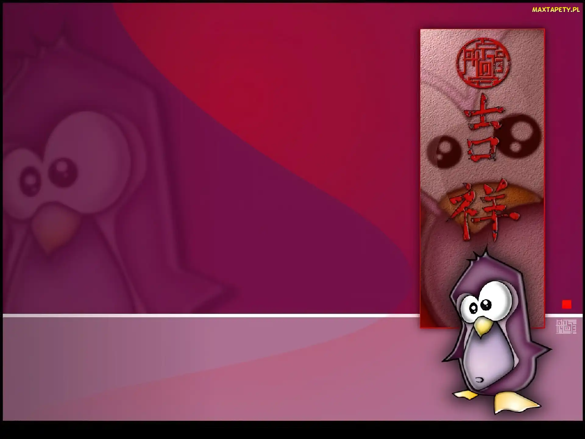 grafika, pingwin, Linux