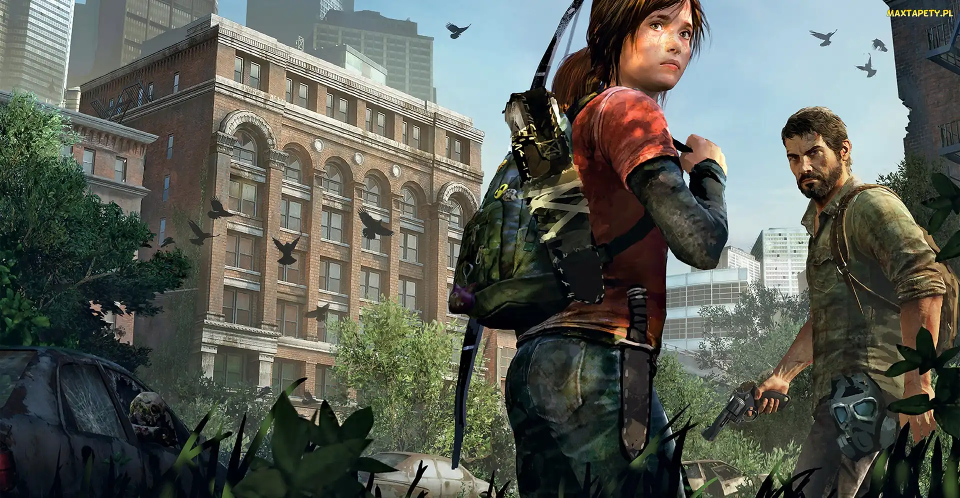 Gra, Josh, Ellie, The Last of Us