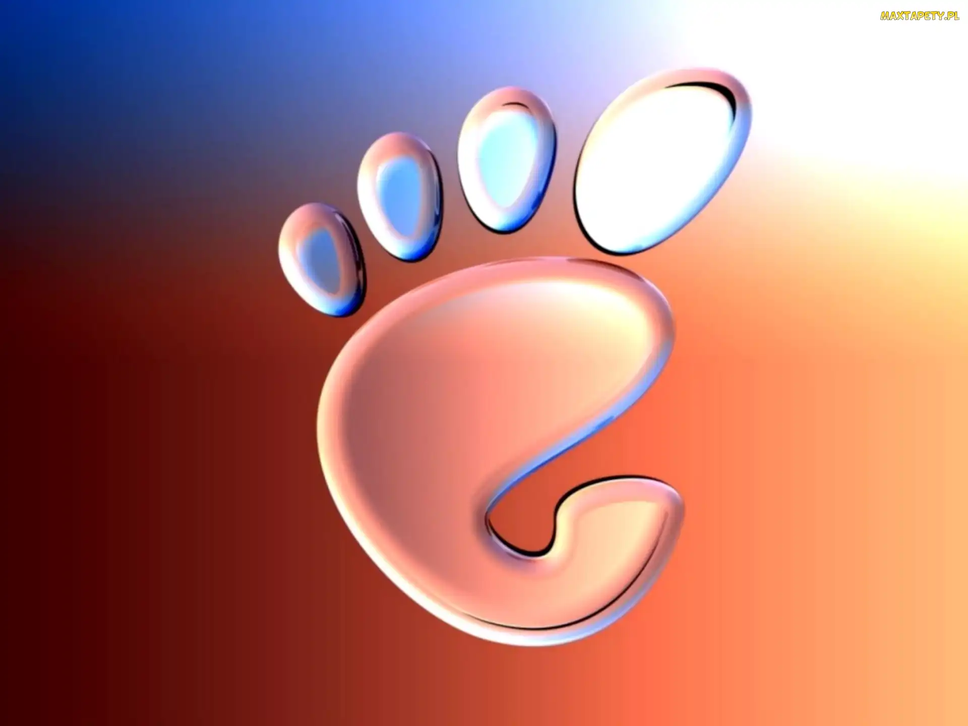 stopa, grafika, Gnome
