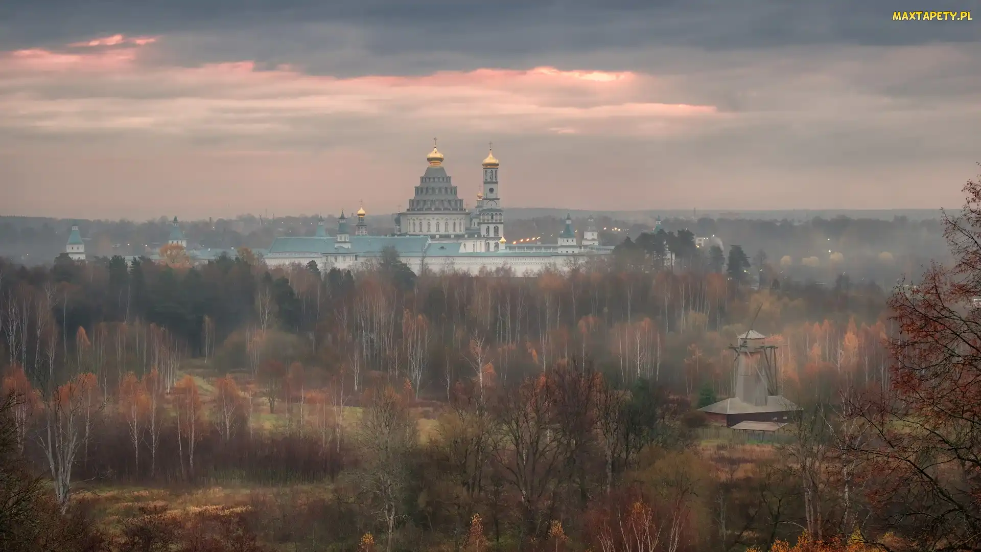 Lasy, Monaster Zmartwychwstania Pańskiego, Cerkiew, Rosja, Istra, Wiatrak, Obwód moskiewski, Nowe Jeruzalem
