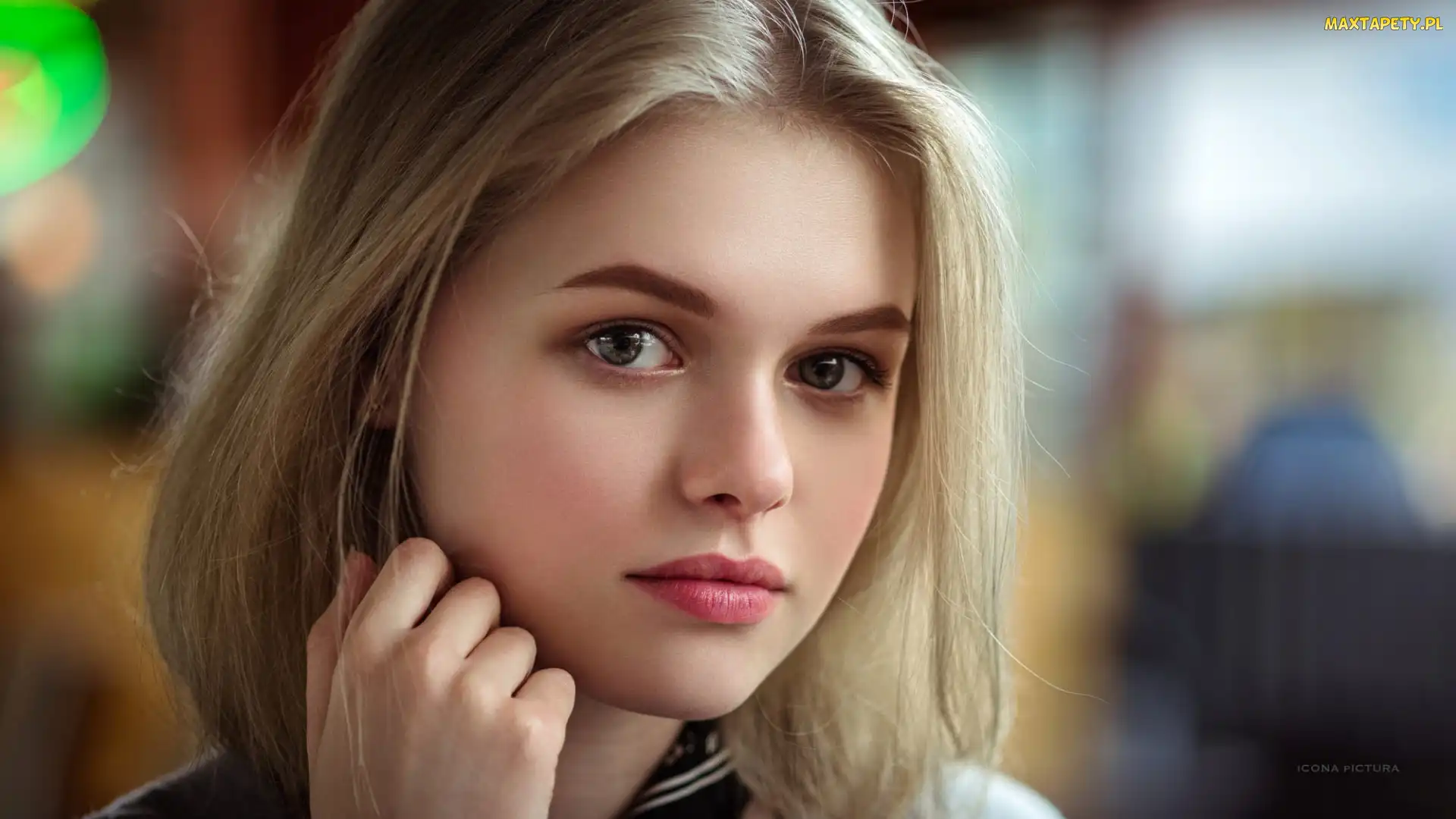 Portret, Blondynka, Kobieta