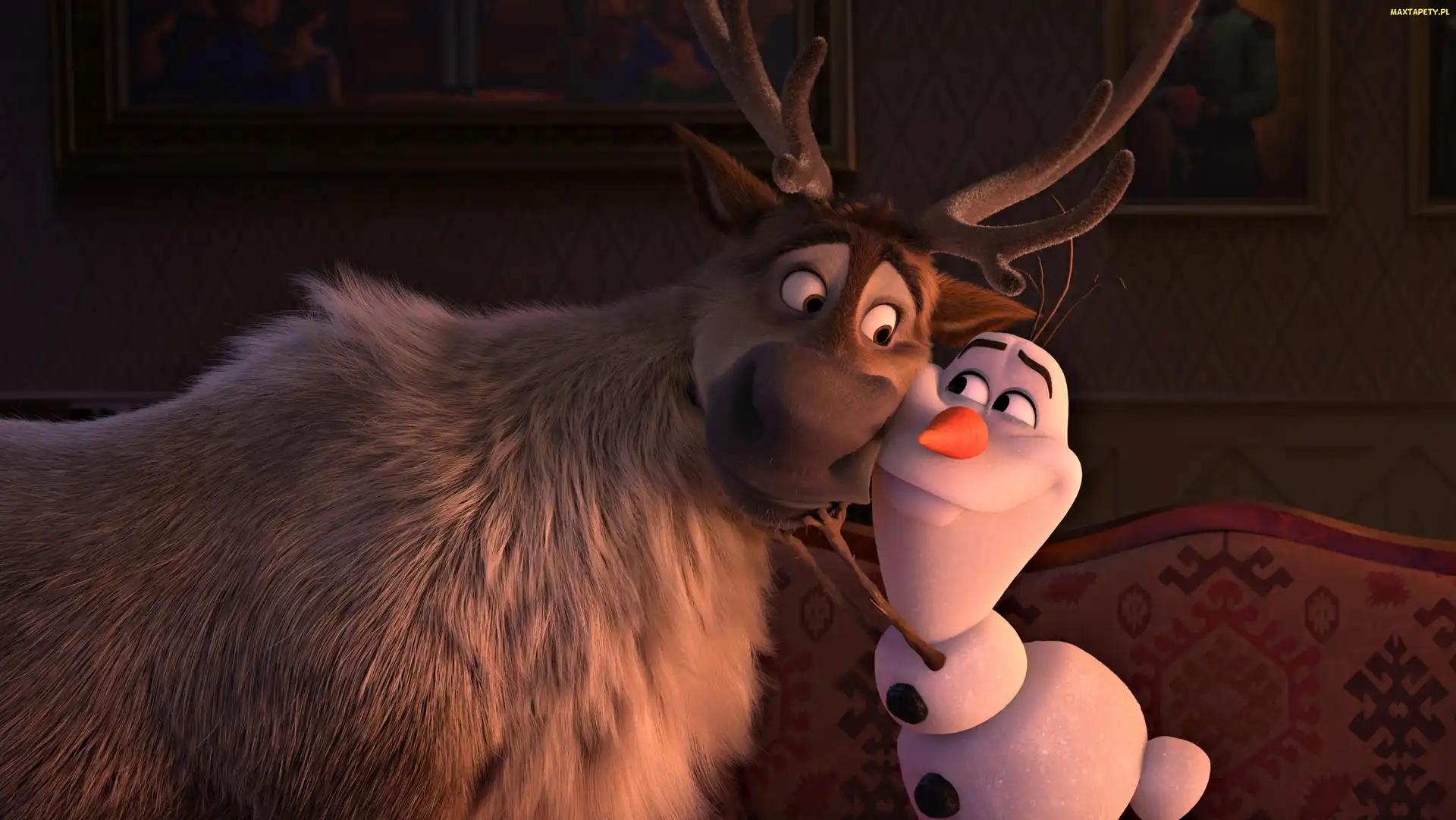 Film animowany, Bałwanek Olaf, Frozen 2, Renifer Sven, Kraina Lodu 2