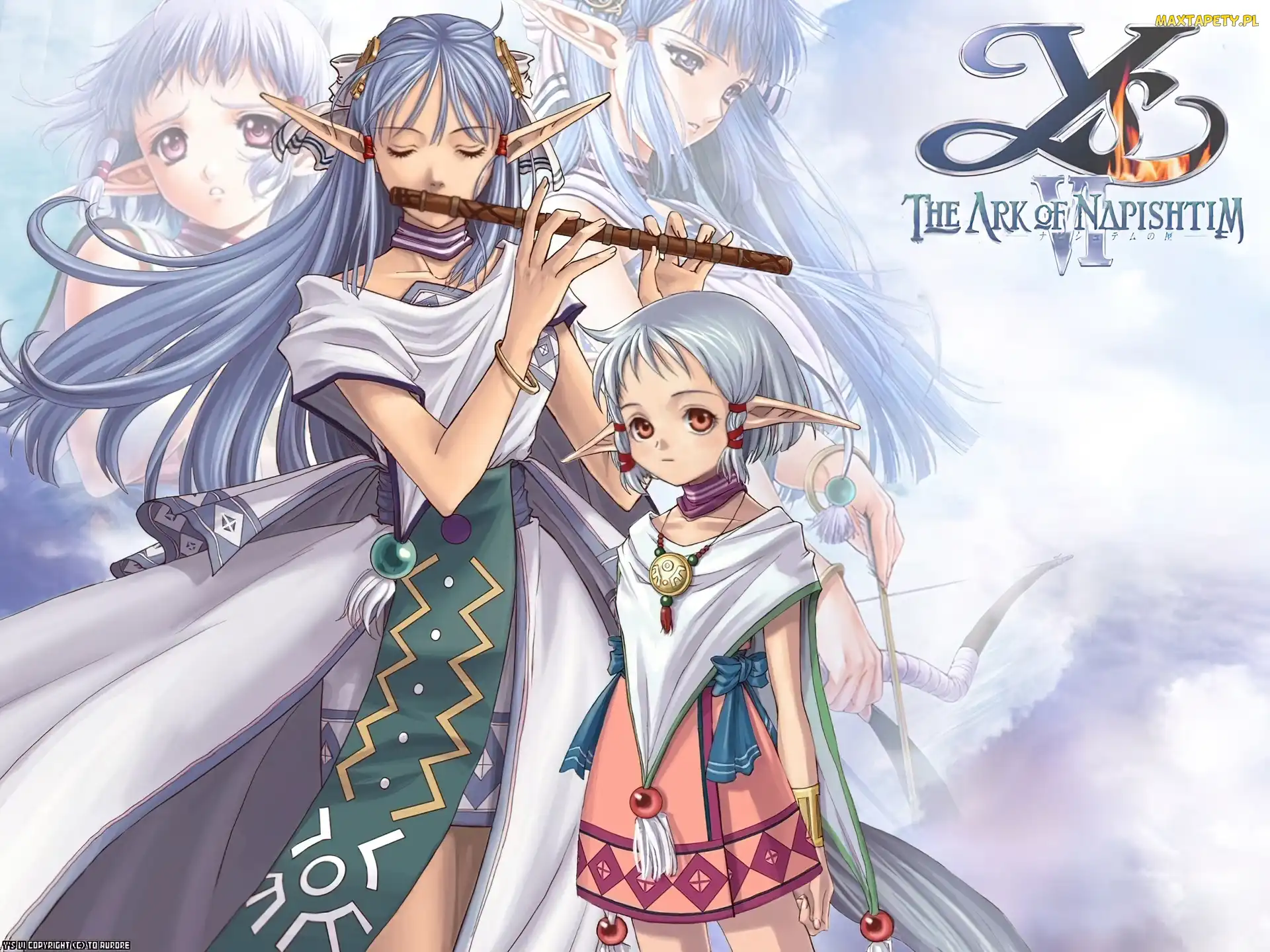 manga, flet, postać, Ys Vi The Ark Of Napishtim, kobieta, elf