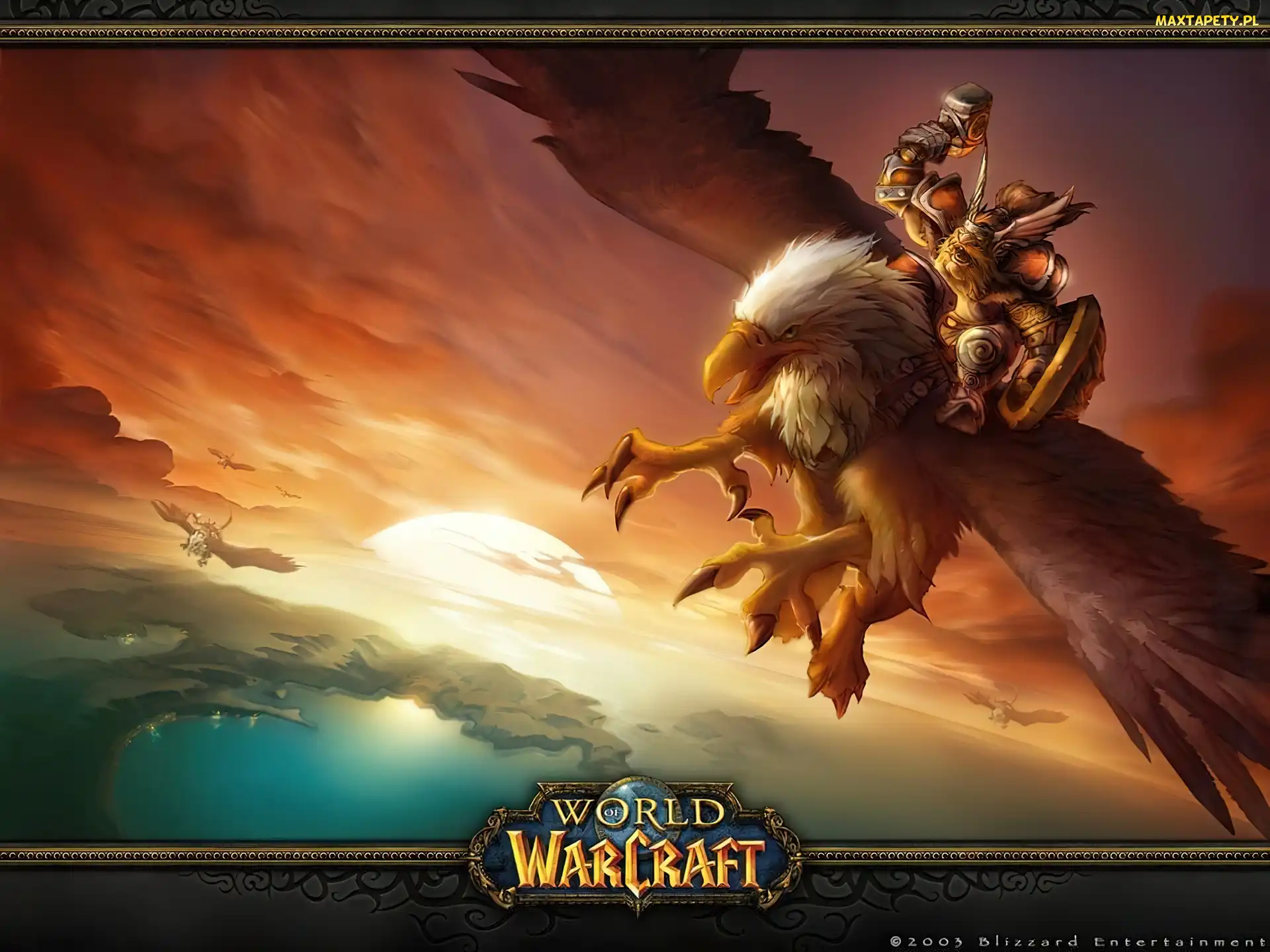 World Of Warcraft, orzeł, postać, fantasy