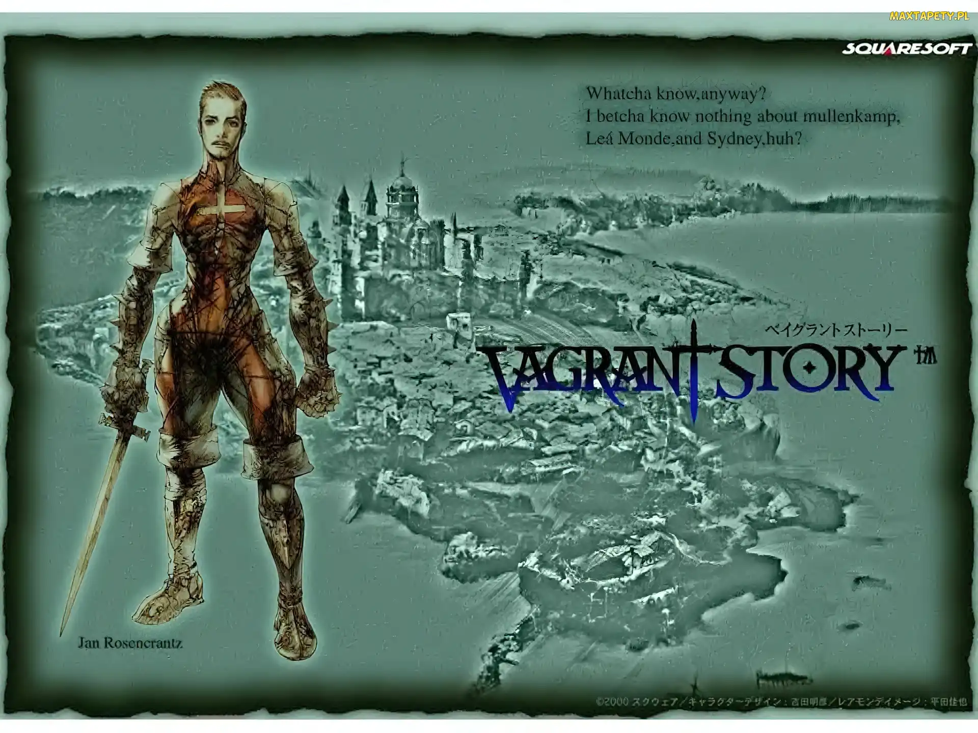 woownik, Vagrant Story, fantasy, mężczyzna
