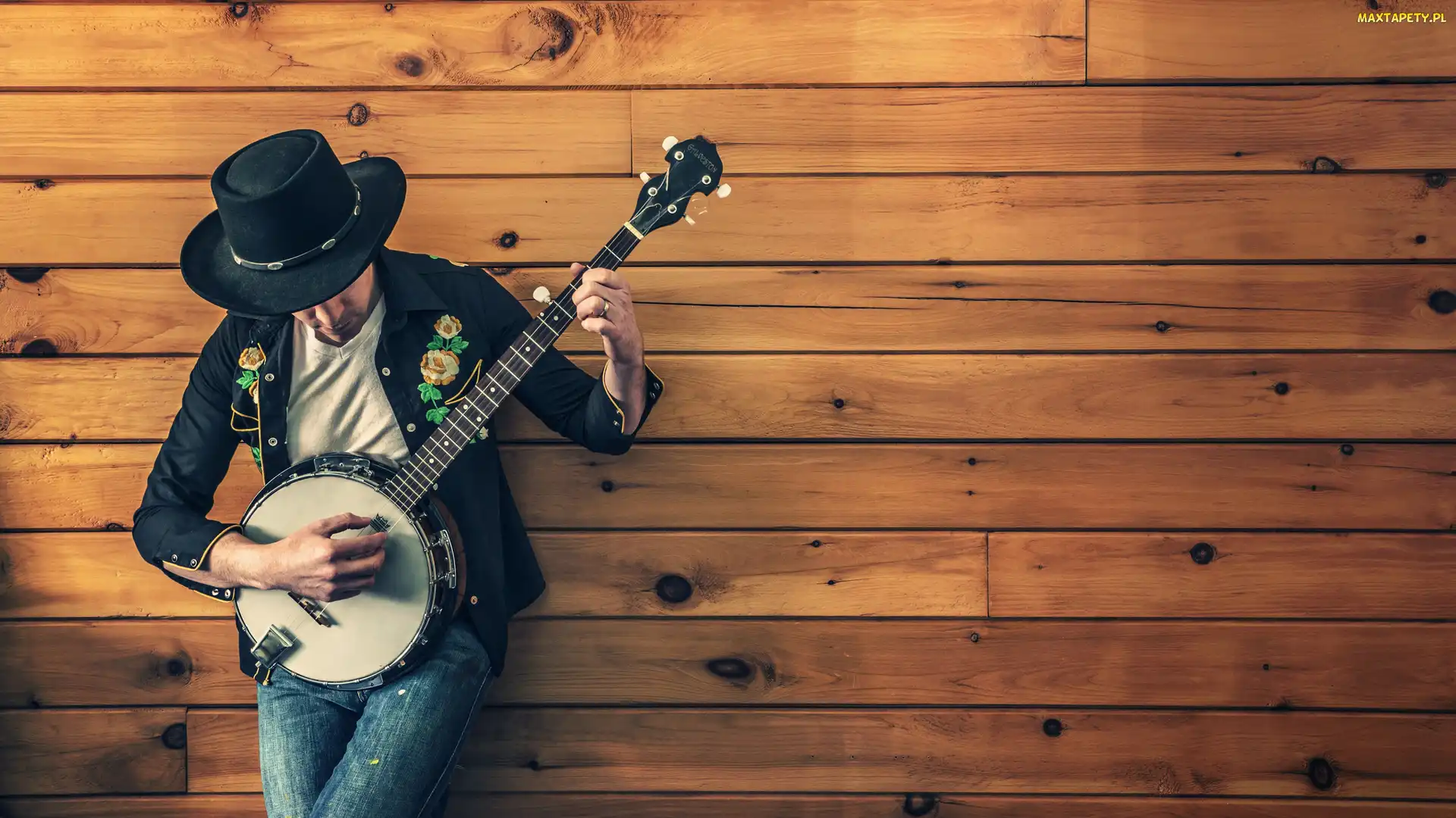 Muzyk, Banjo, Instrument, Kapelusz, Mężczyzna