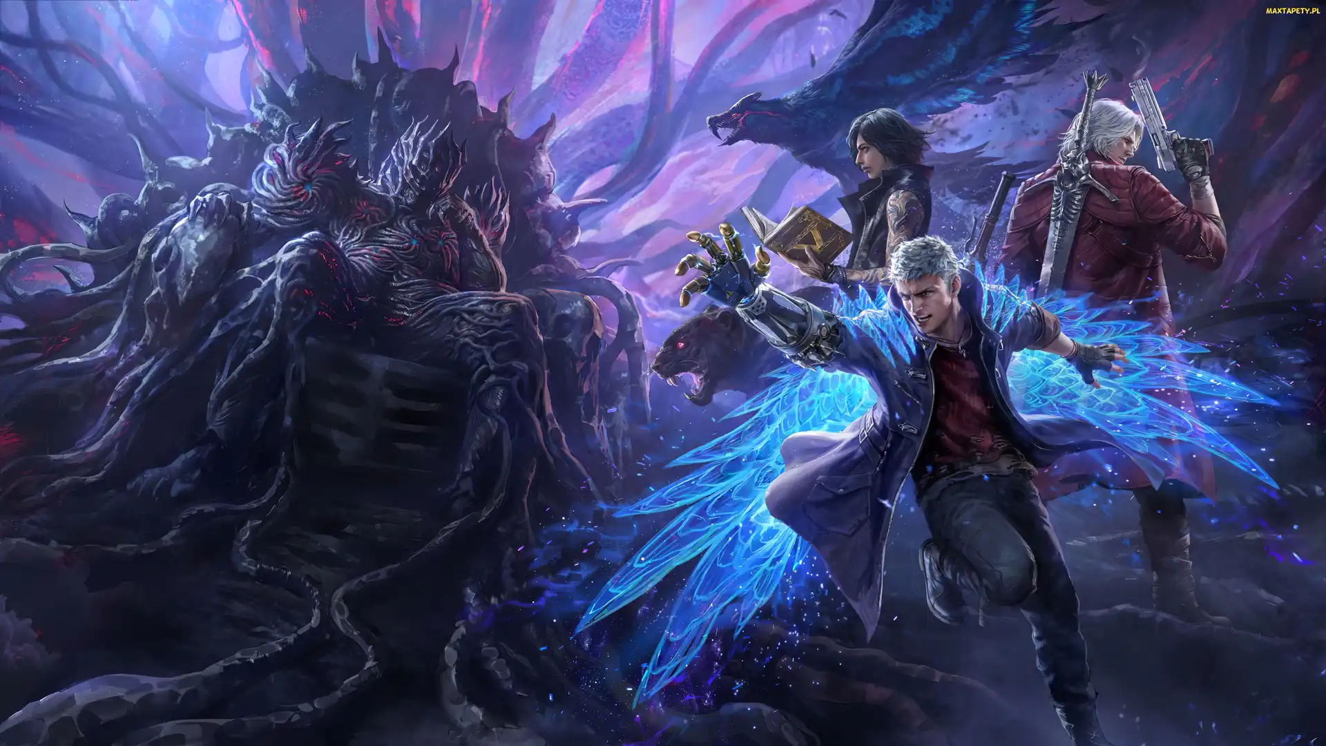 Devil May Cry 5, Nero, Dante, Postacie, Gra