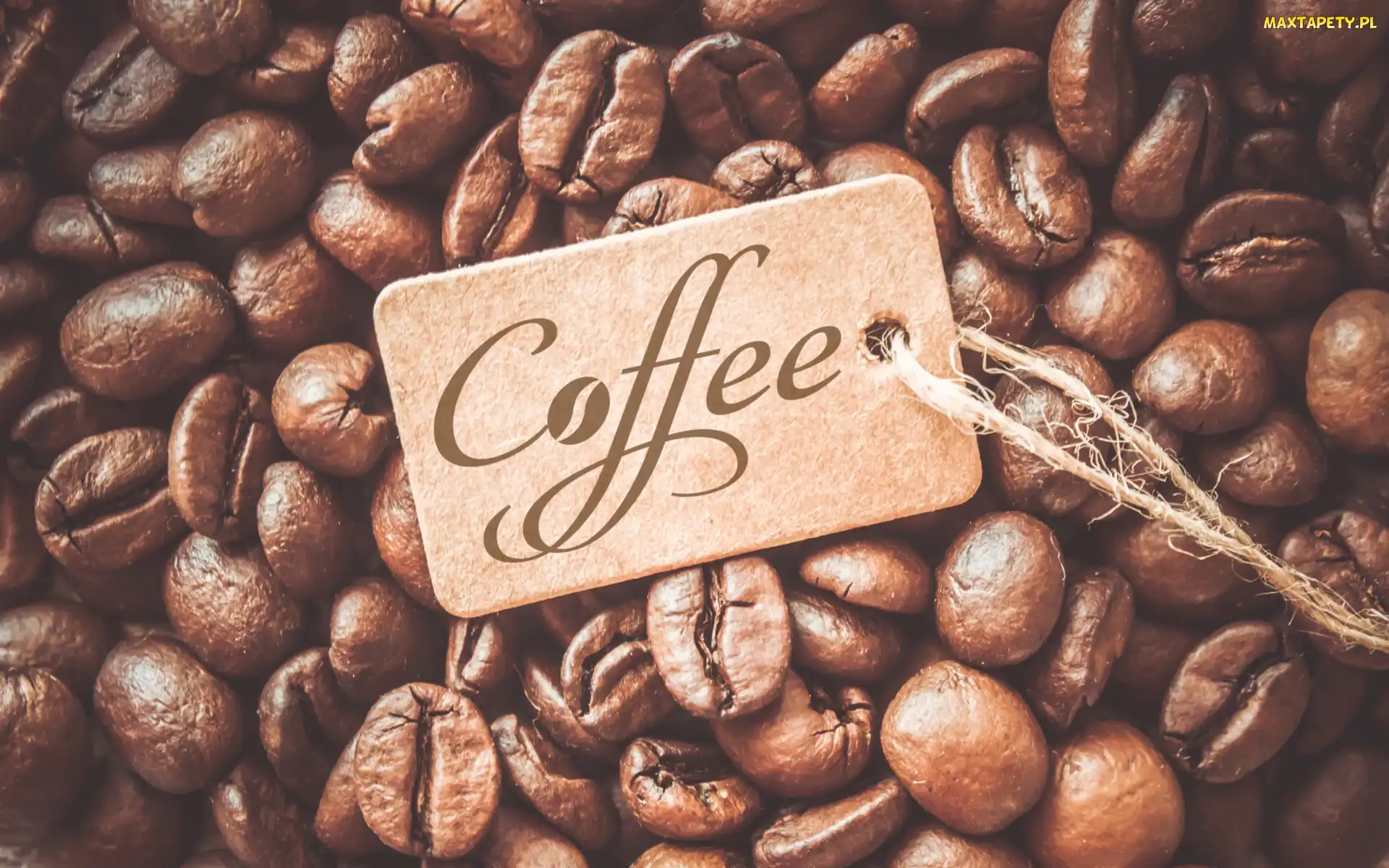 Ziarna, Etykieta, Coffee, Napis, Kawa