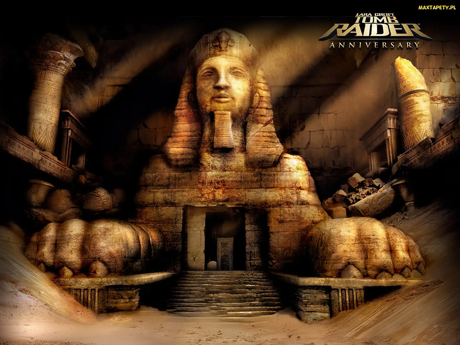 sfinks, wrota, Tomb Raider Anniversary