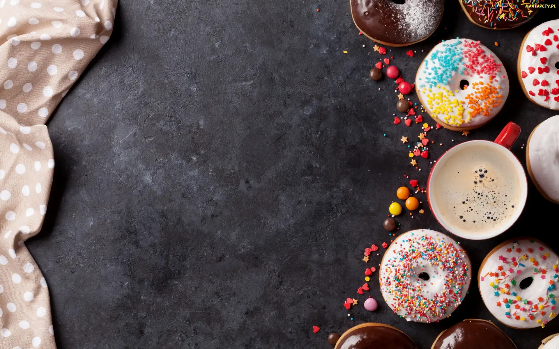 Pączki, Donuty, Kawa