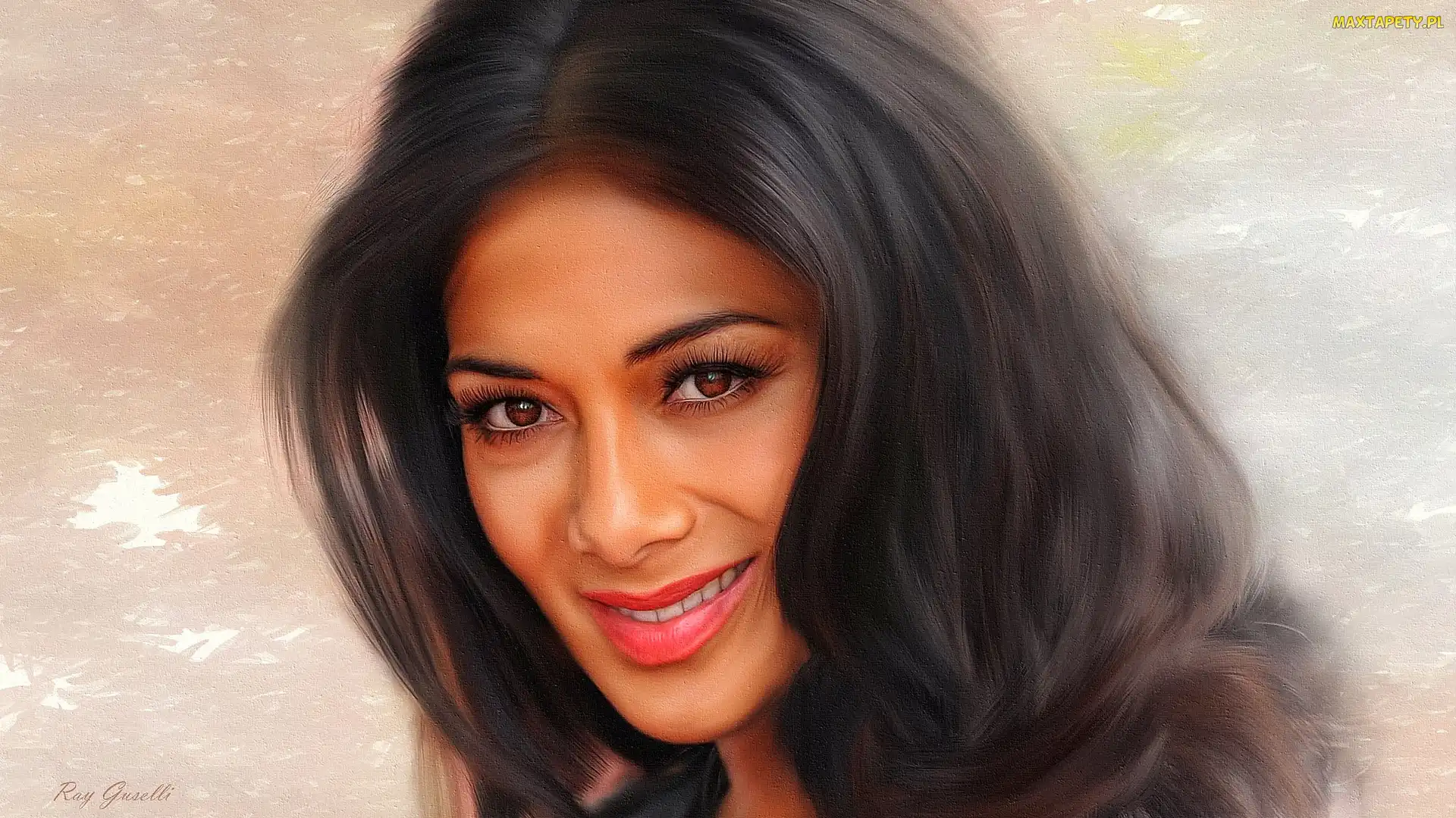 Portret, Grafika, Nicole Scherzinger, Piosenkarka