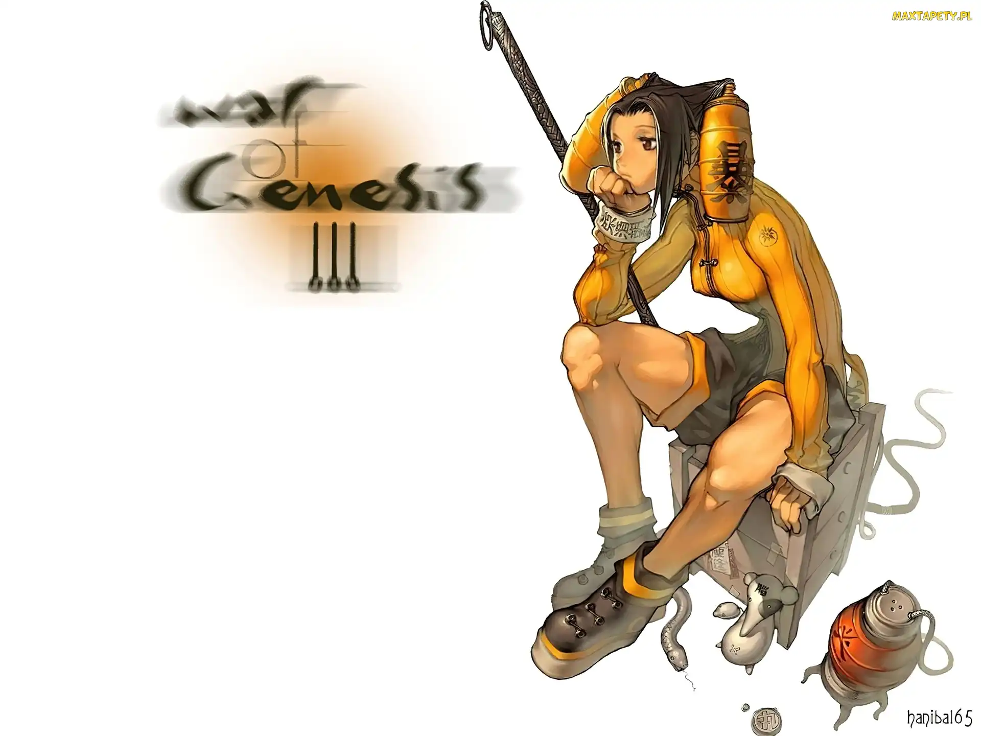 The War Of Genesis 3, fantasy, skrzynia, kobieta