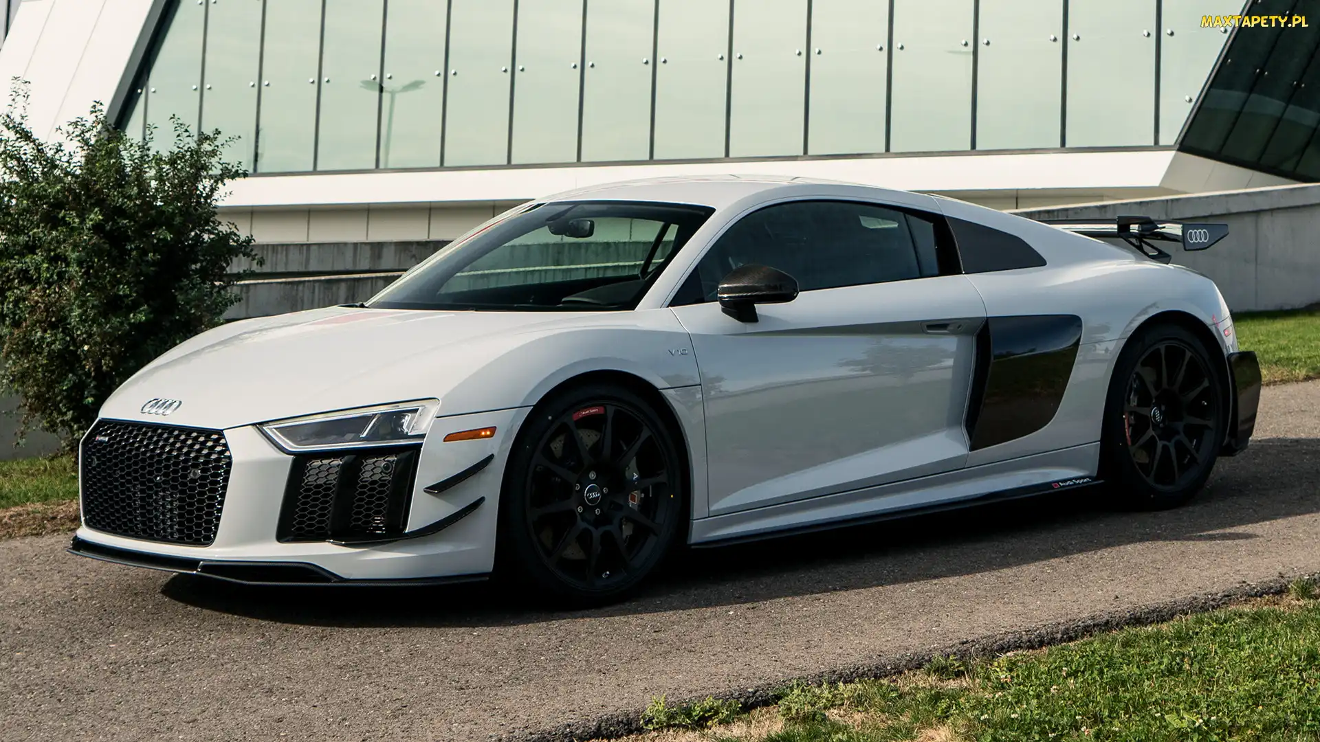Audi R8, Coupe, Białe