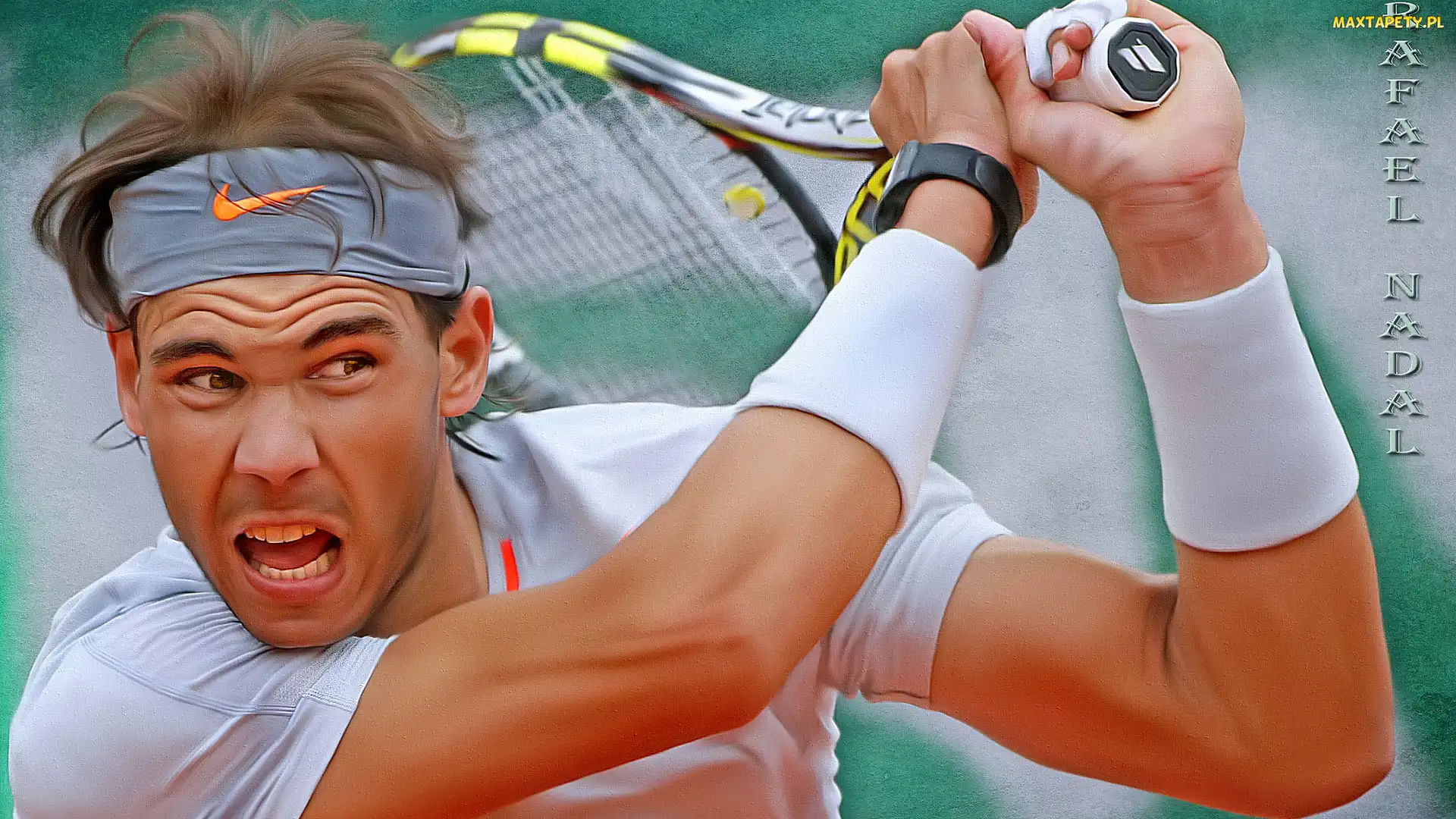 Tenis, Grafika, Rafael Nadal