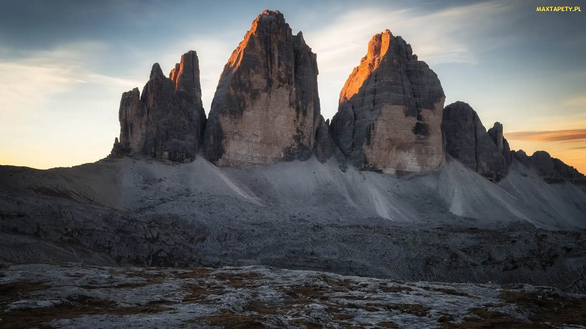 Włochy, Tre Cime di Lavaredo, Góry, Masyw