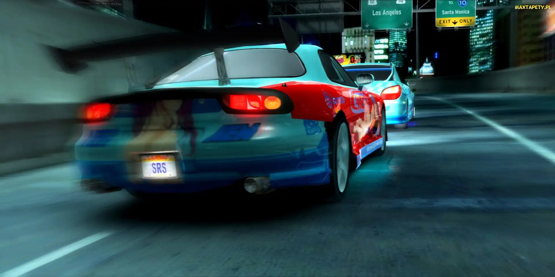 wieżowce, ulica, Street Racing Syndicate, samochód