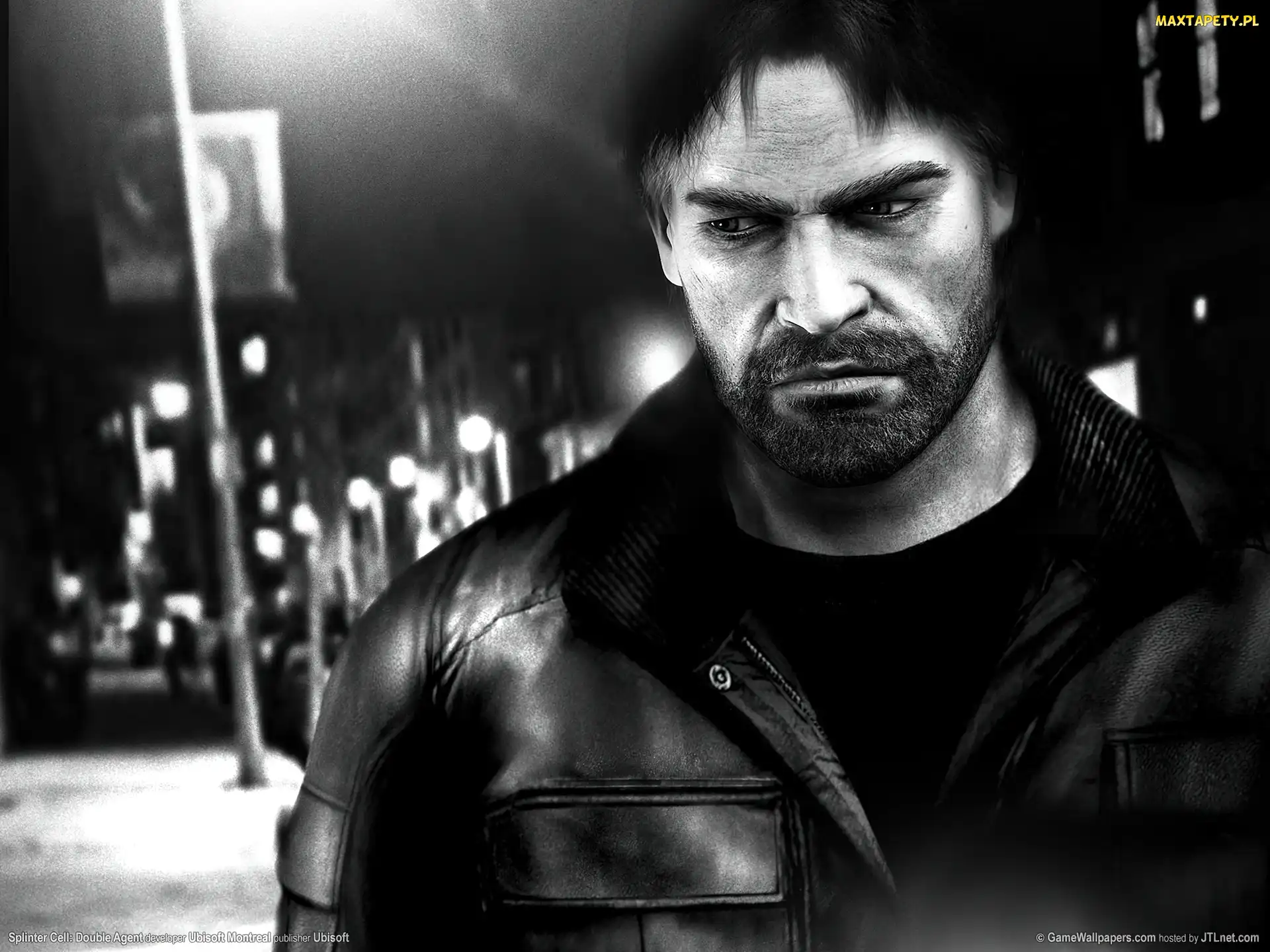 broda, Splinter Cell Double Agent, skórzana, kurtka, mężczyzna