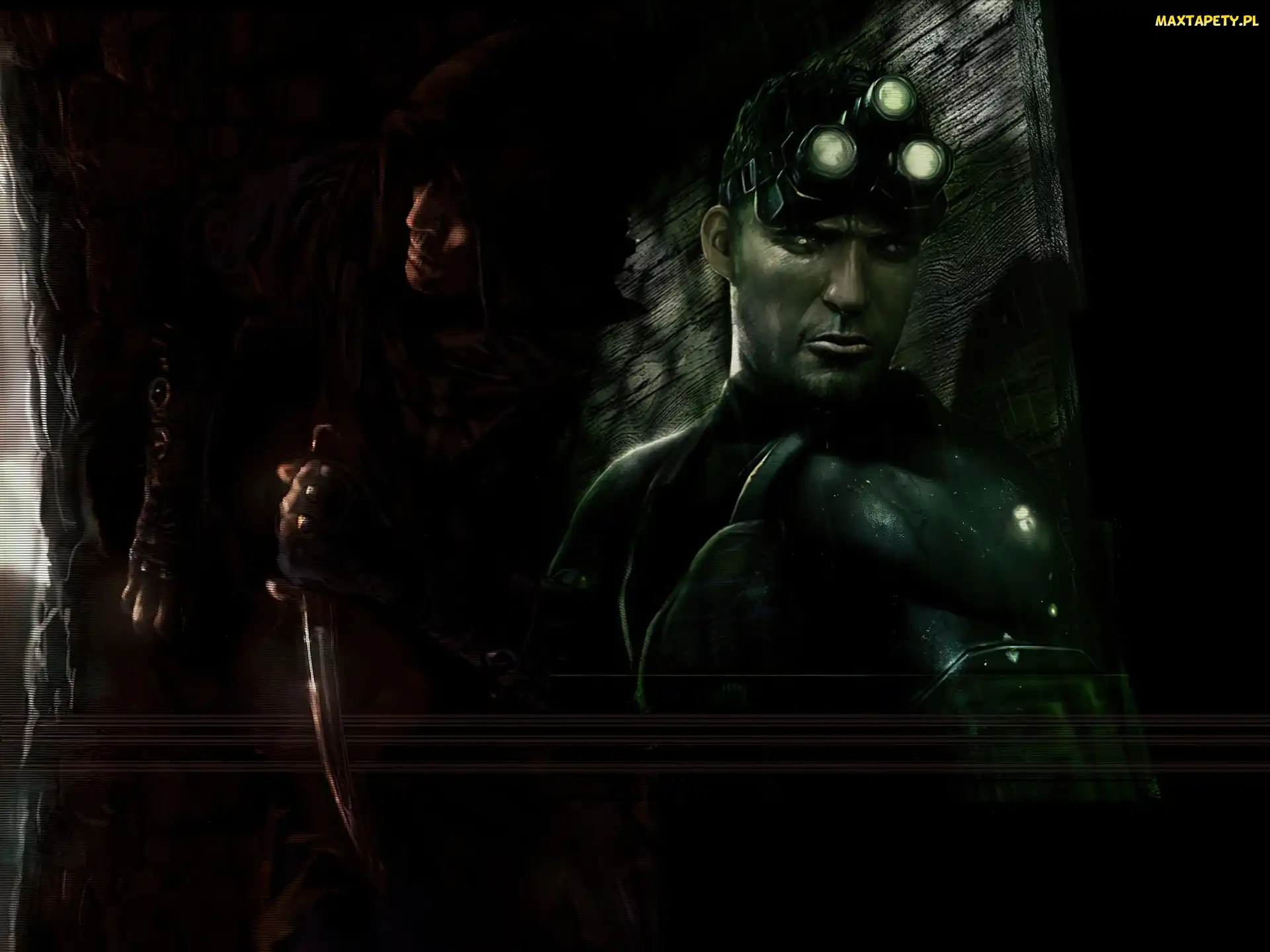 Splinter Cell, nóż, mężczyzna