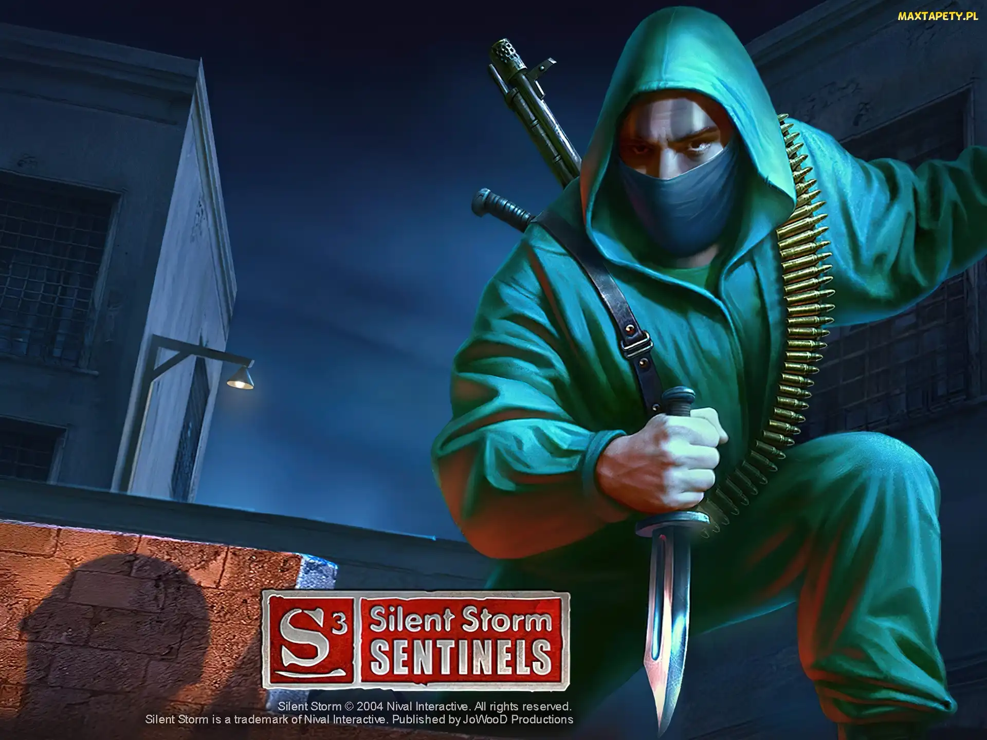 nóż, Silent Storm Sentinels, mężczyzna, postać, naboje