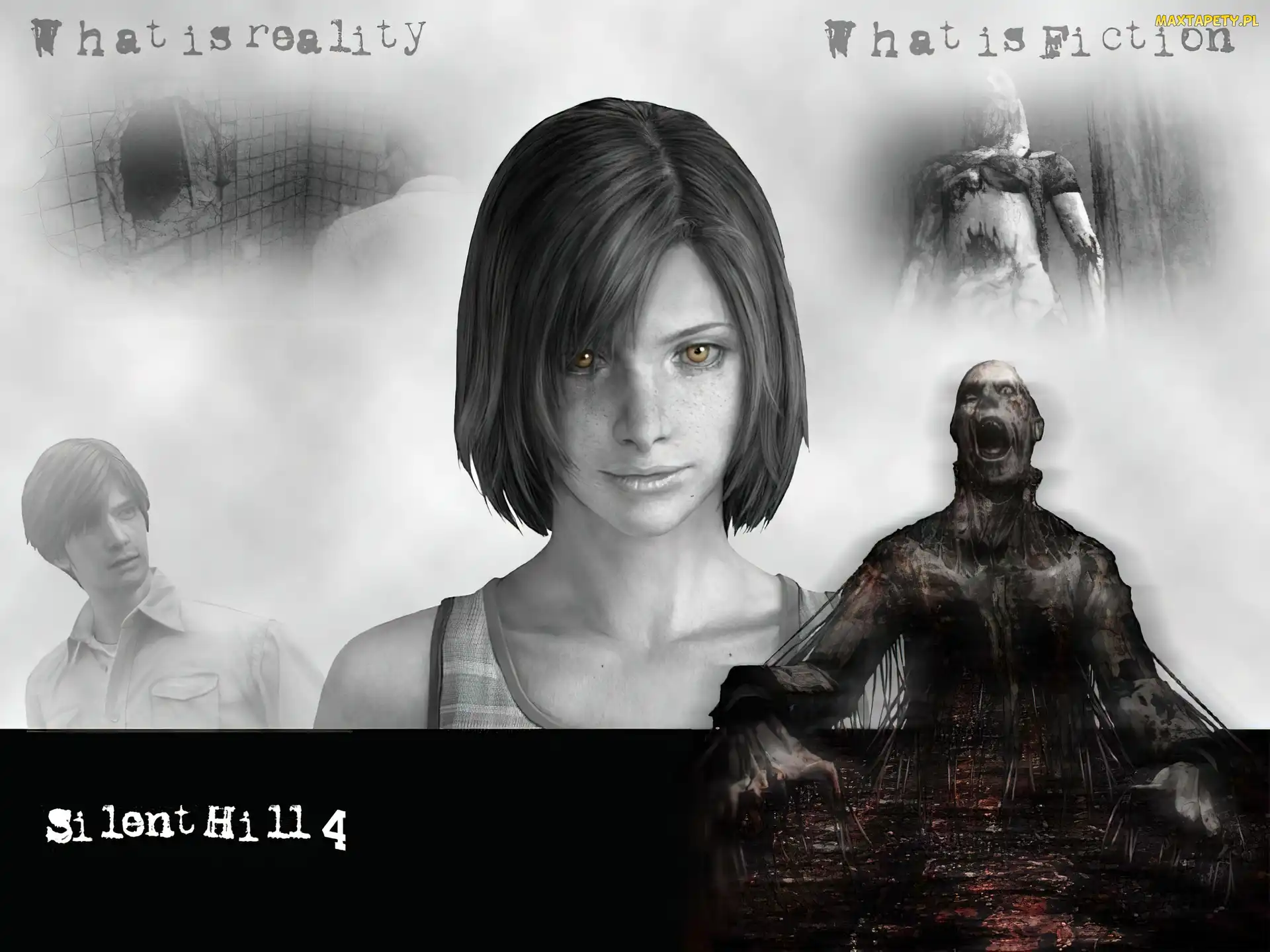 Silent Hill 4, potwór, kobieta, mężczyzna