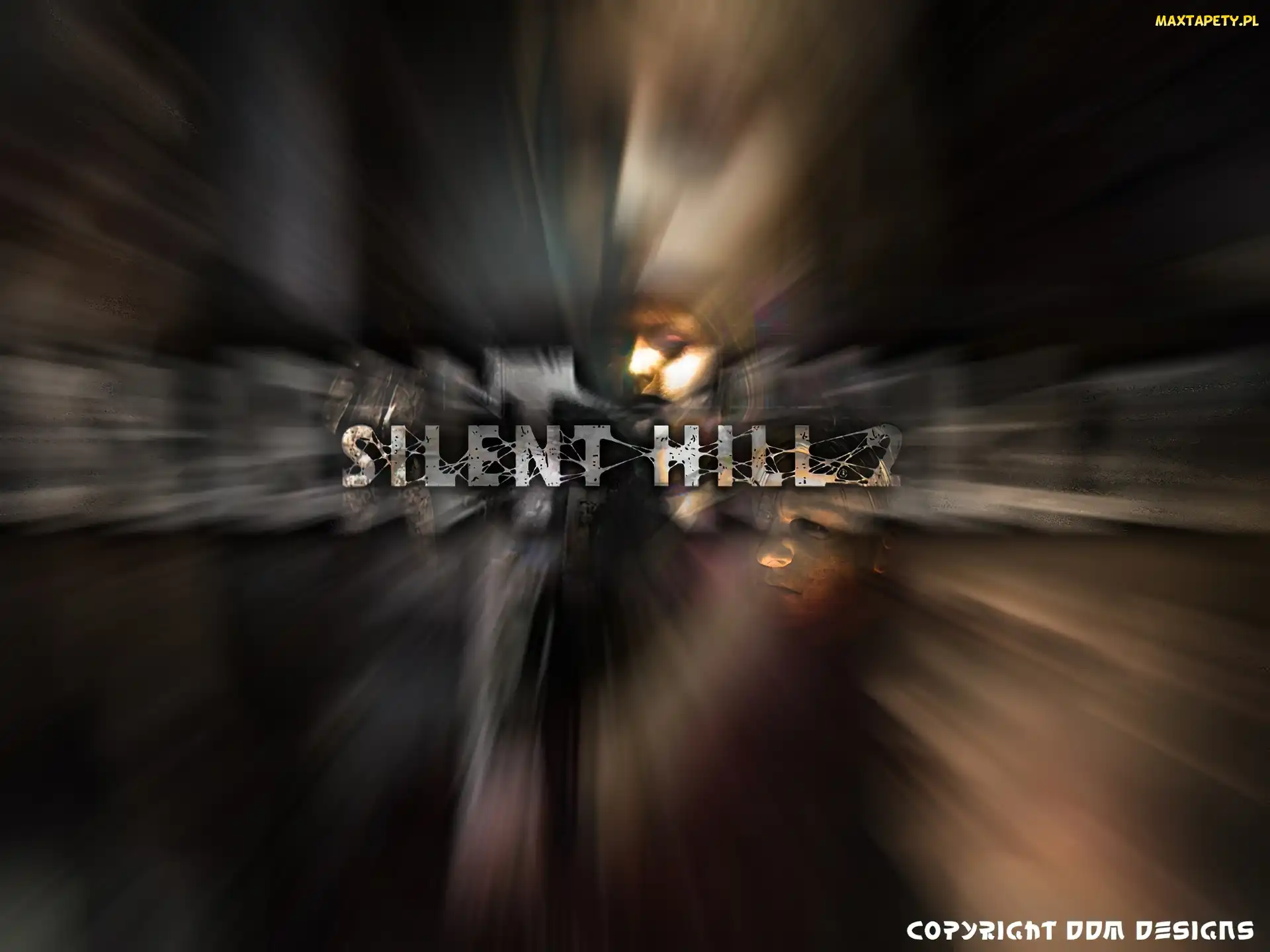 grafika, logo, kobieta, Silent Hill 2, mężczyzna, twarz