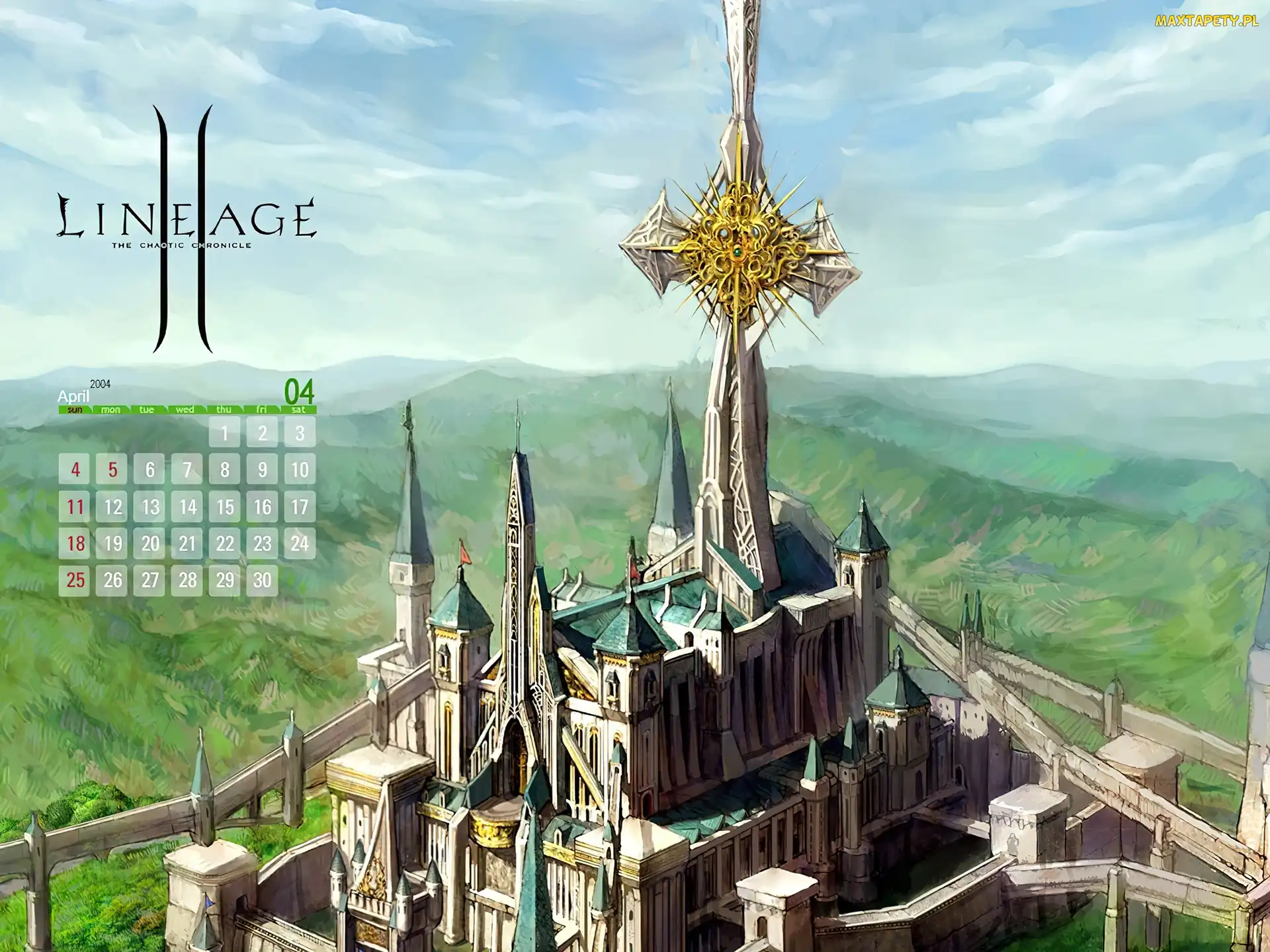 Lineage 2, krzyż, świątynia, wzgórze