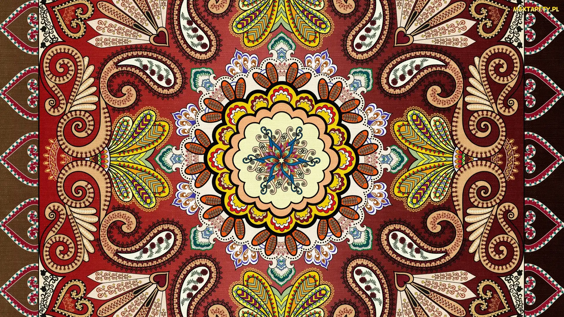 Brązowy, Ornament, Tekstura