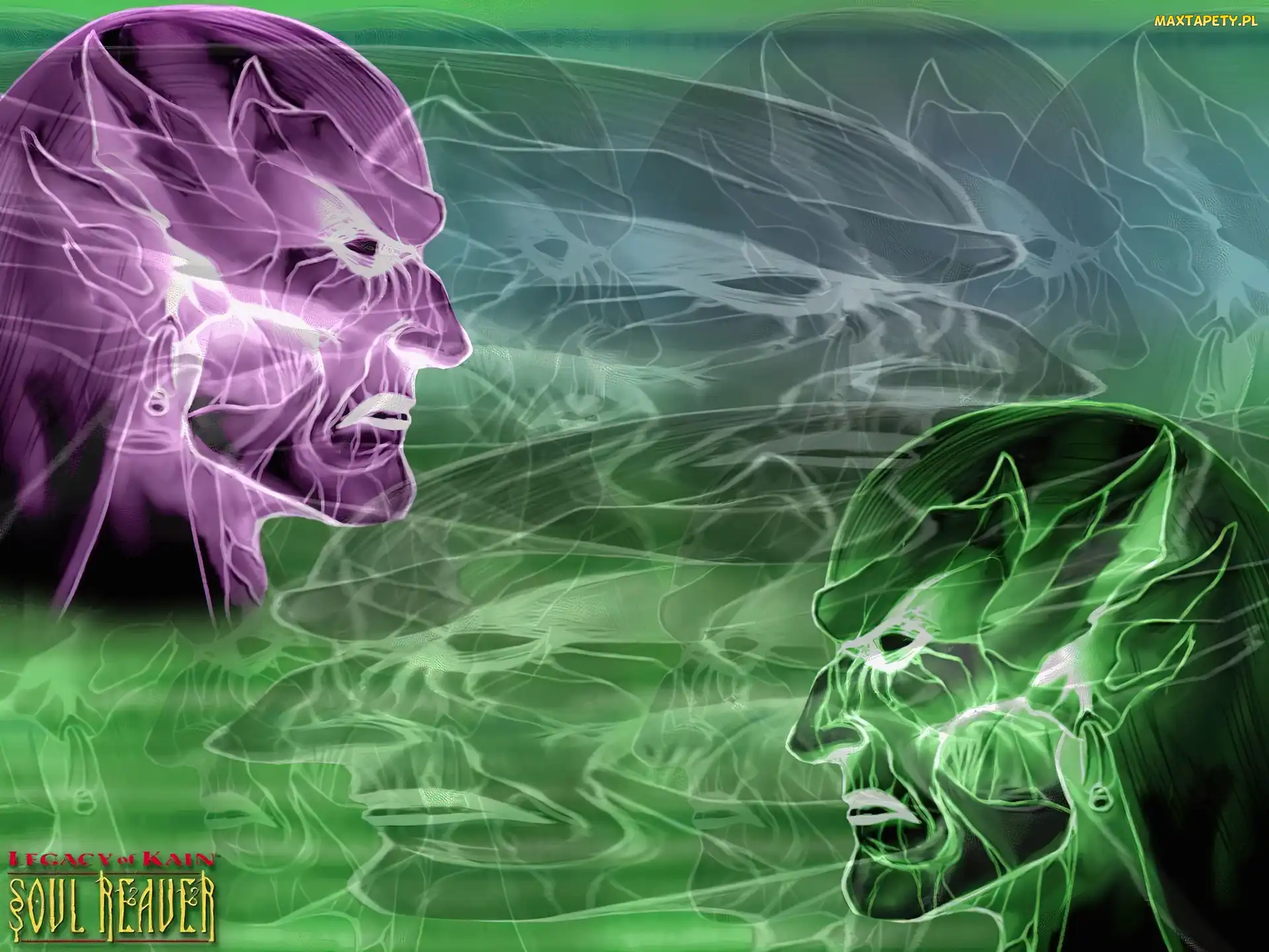 postacie, grafika, Legacy Of Kain Soul Reaver, twarz