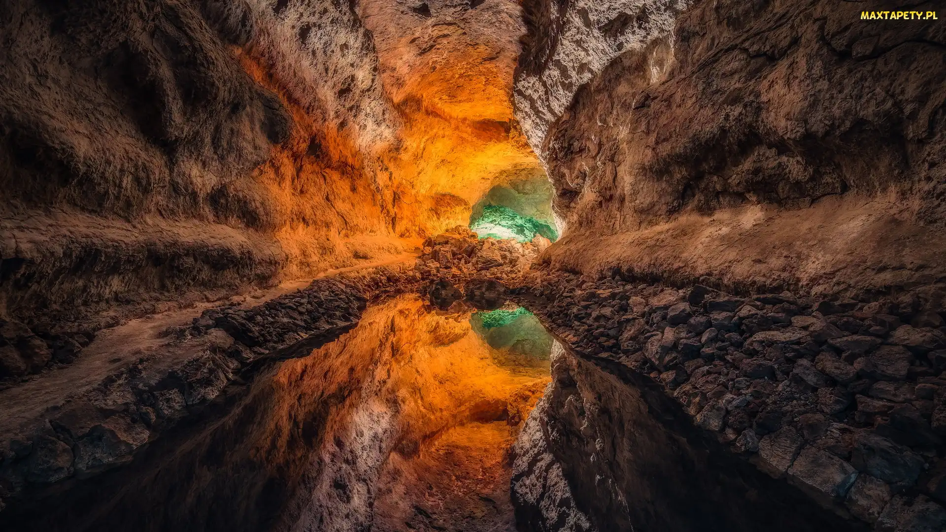 Hiszpania, Jaskinia Cueva de los Verdes, Wyspy Kanaryjskie, Wyspa Lanzarote