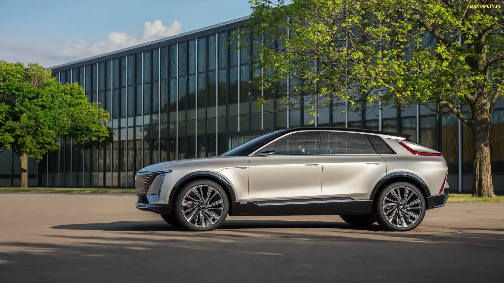 2020, Elektryczny, Srebrny, Cadillac Lyriq