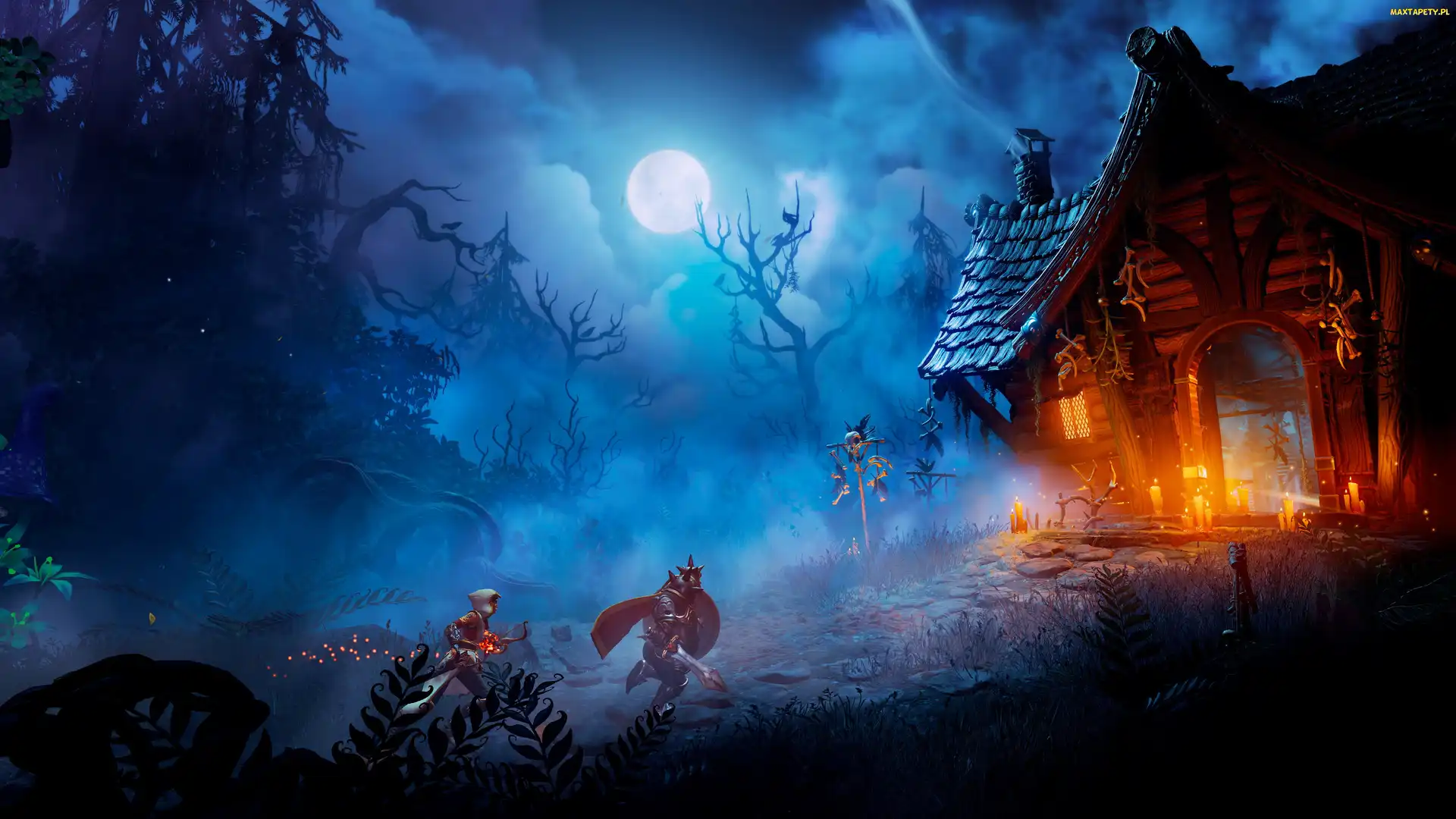 Trine 4 The Nightmare Prince, Gra, Rycerz Pontiusz, Dom, Postacie, Złodziejka Zoya, Noc