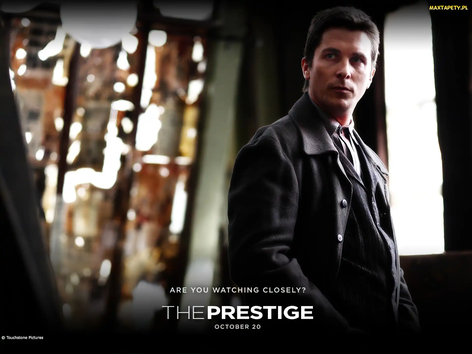 płaszcz, aktor, The Prestige, Christian Bale