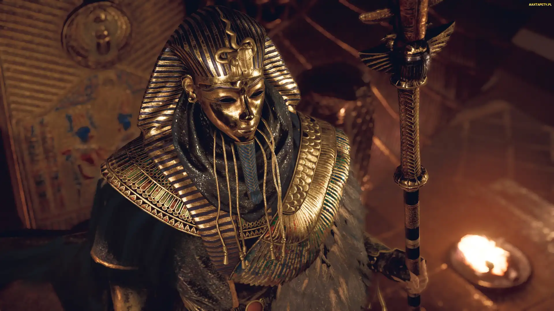 Assassins Creed Origins, Faraon, Postać, Klątwa Faraonów, Gra